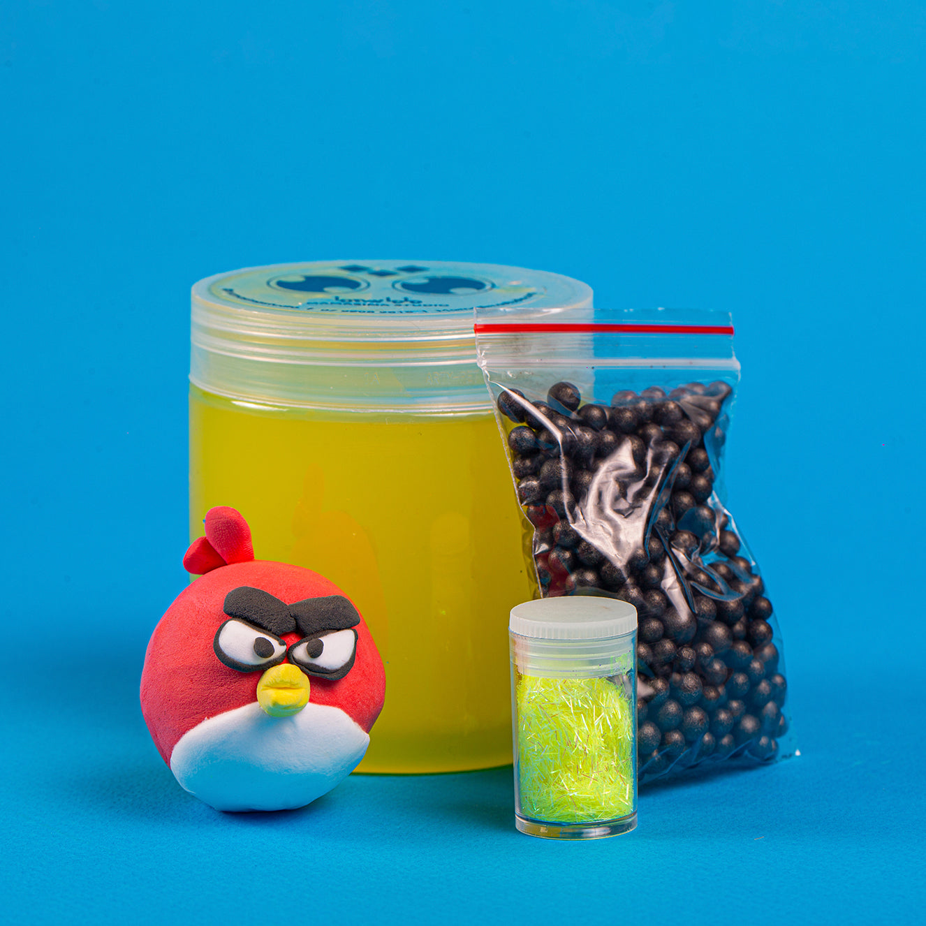 ماماسيما الطيور الغاضبة سلايم l MamaSima Angry Birds Themed Slime