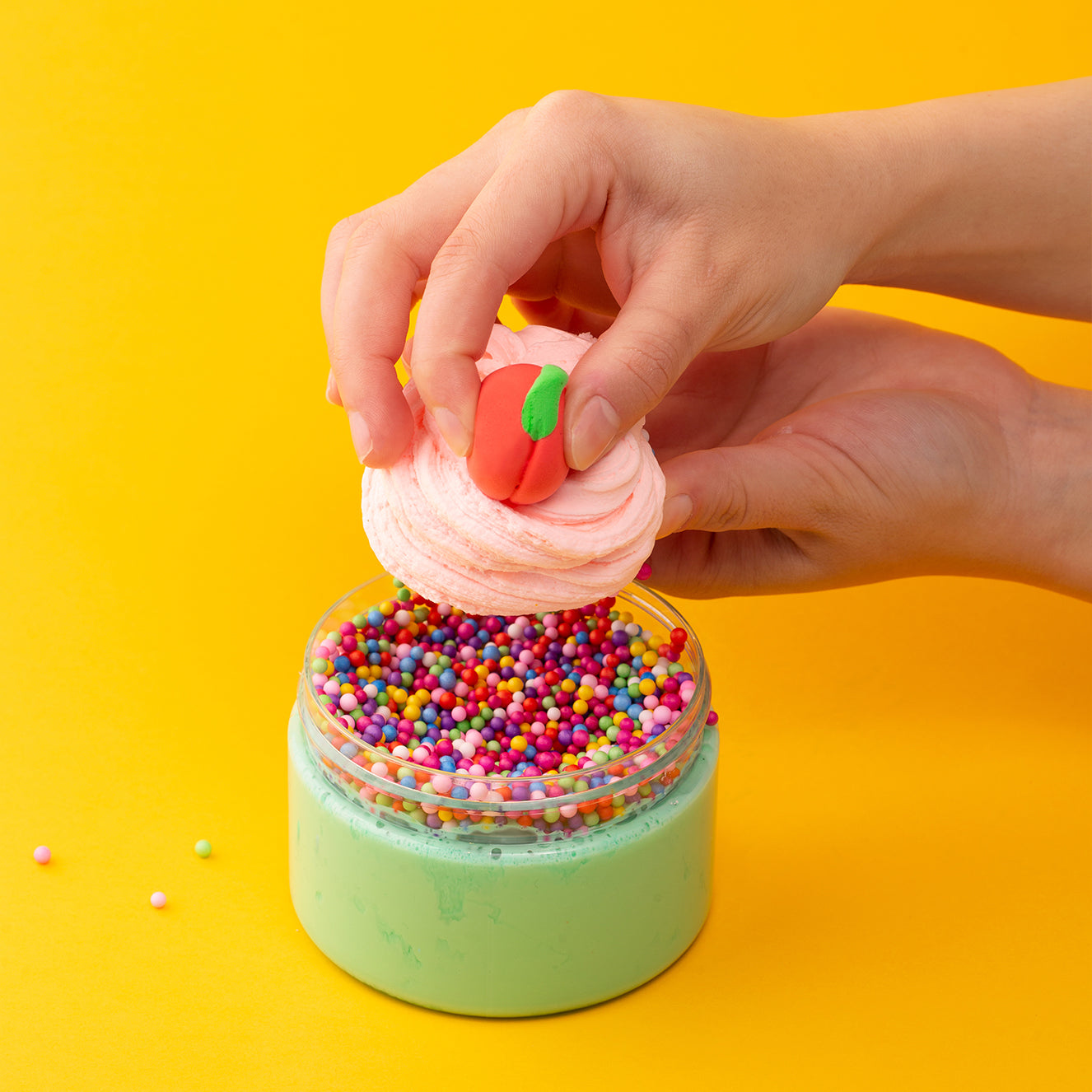 ماماسيما كعكة عيد الميلاد سلايم l MamaSIma Birthday Cake Themed Slime