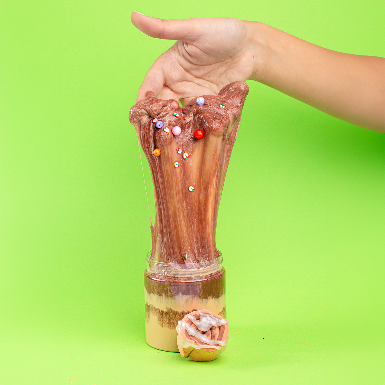 ماماسيما سينمون رول سلايم l MamaSima Cinnamon Roll Themed Slime