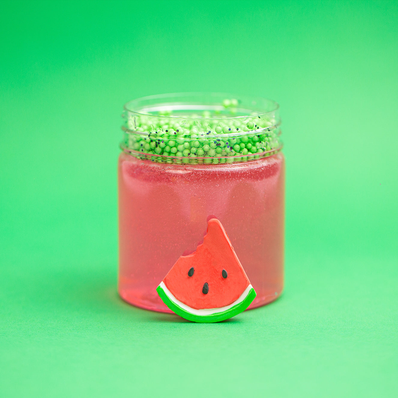 ماماسيما بطيخ سلايم l MamaSima Watermelon Crunch Themed Slime