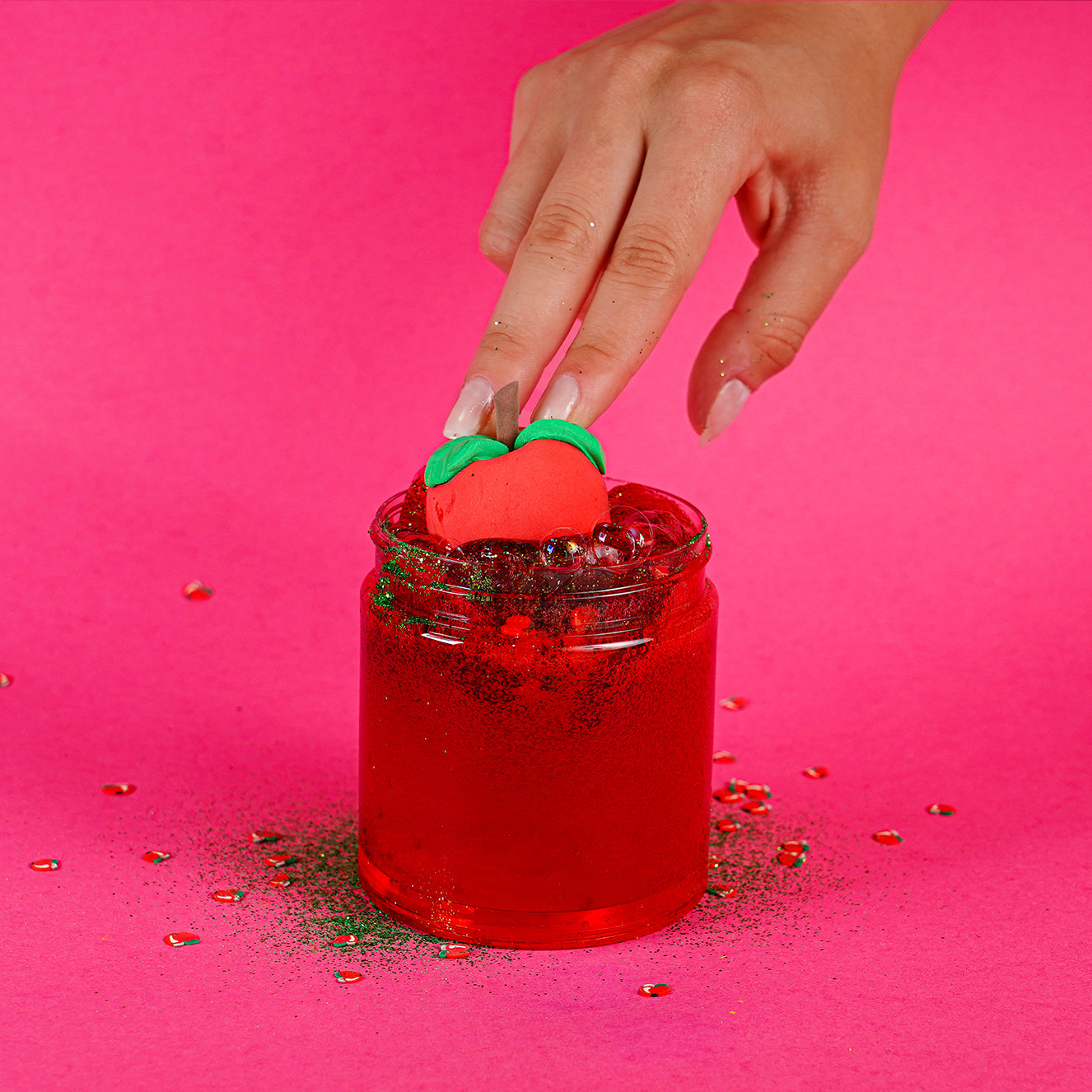 ماماسيما تفاح سلايم l MamaSima Apple Themed Slime