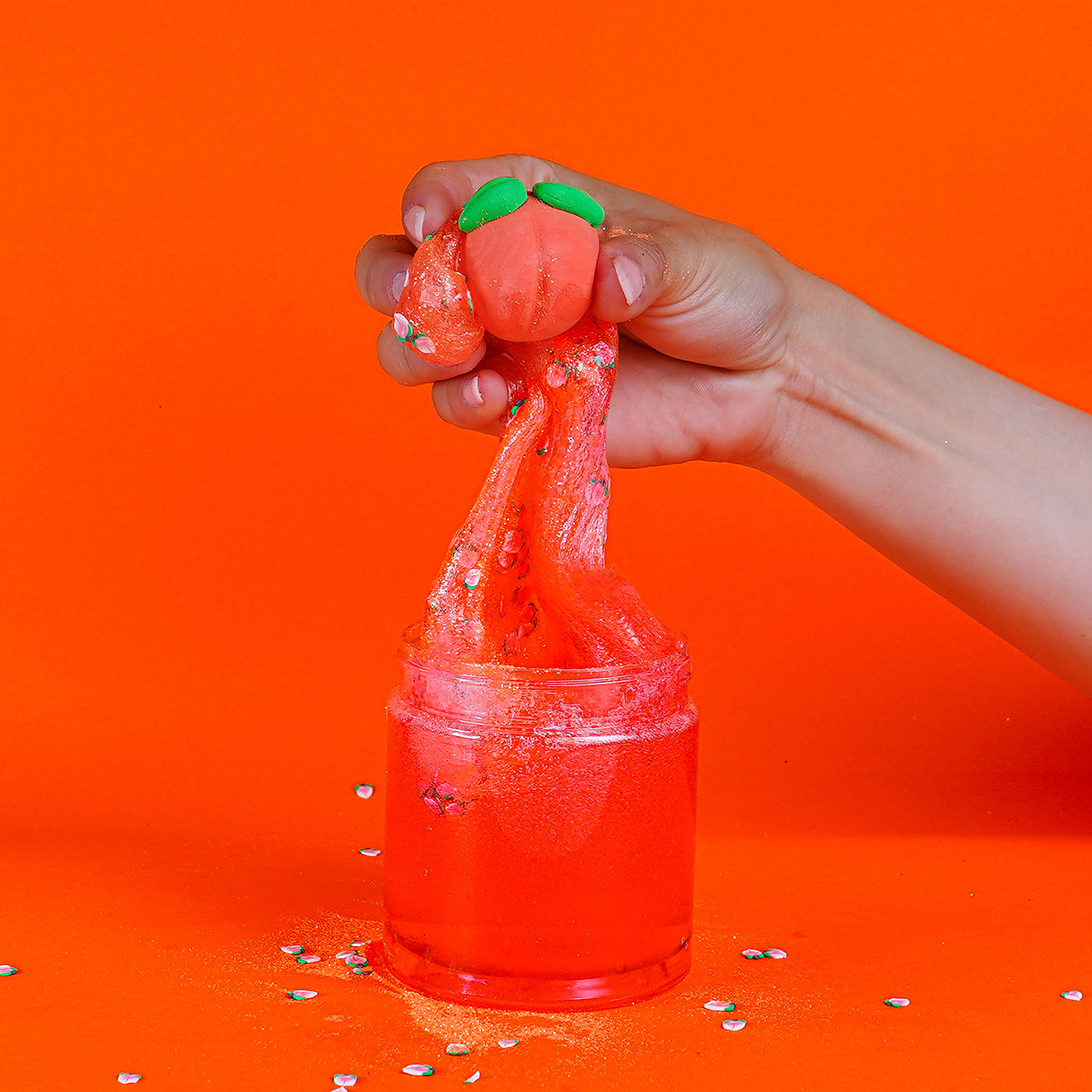 ماماسيما دراق سلايم l MamaSima Peach Themed Slime