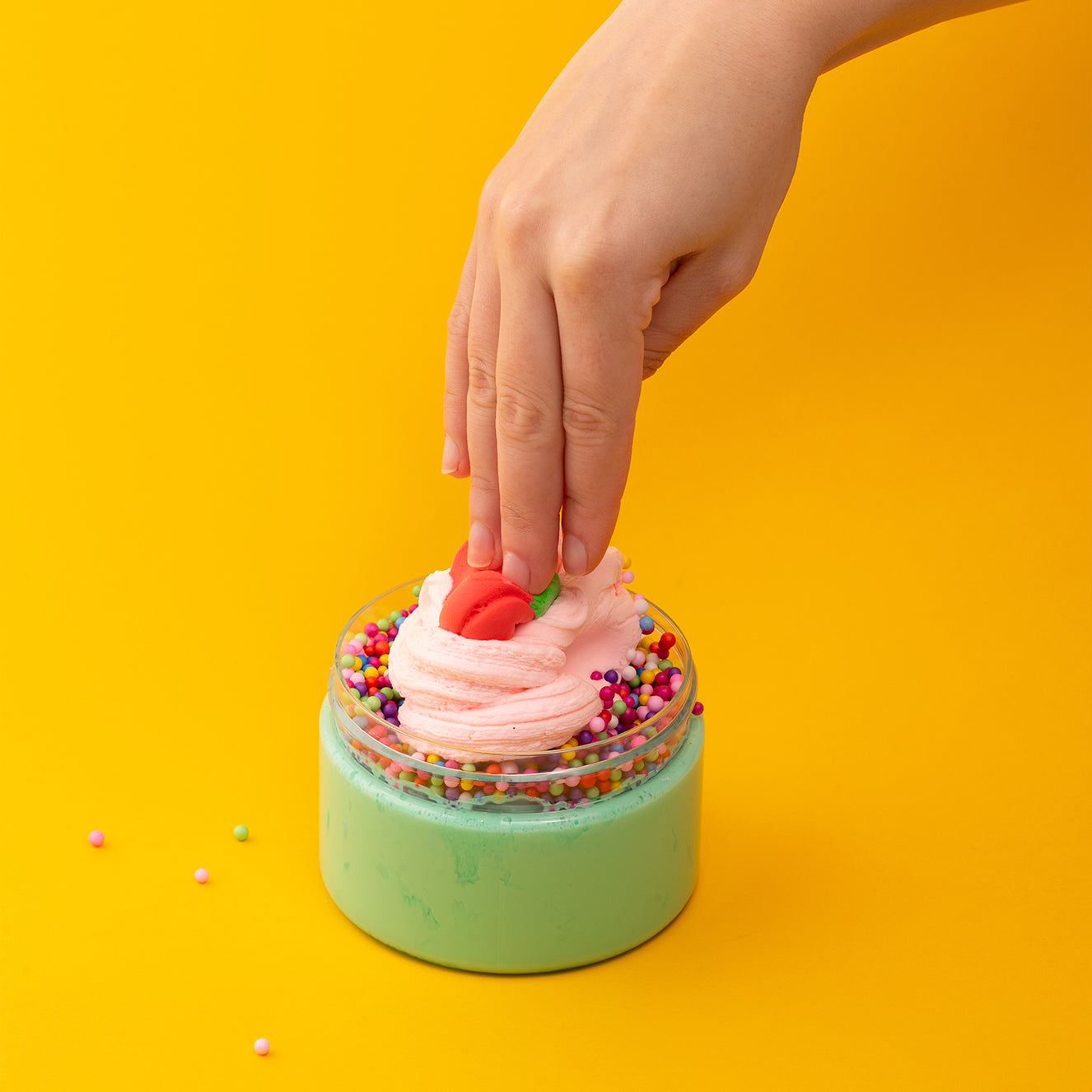 ماماسيما كعكة عيد الميلاد سلايم l MamaSIma Birthday Cake Themed Slime