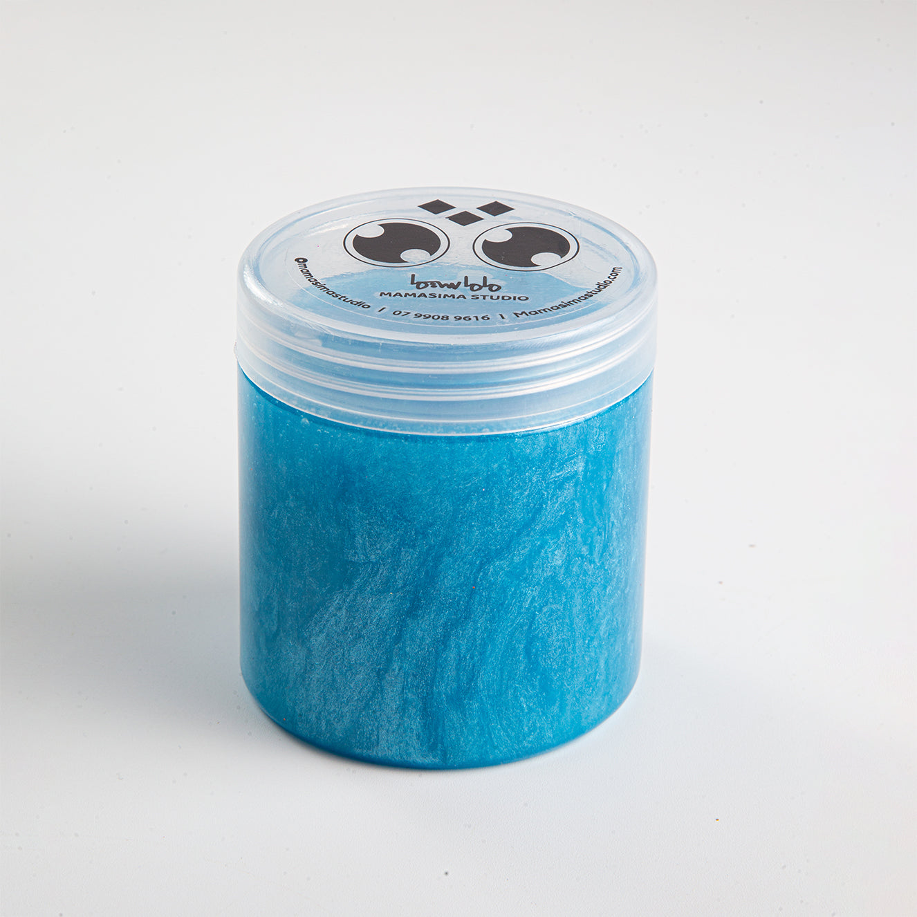 السلايم المعدني الشفاف من ماماسيما l MamaSima Metallic Clear Slime