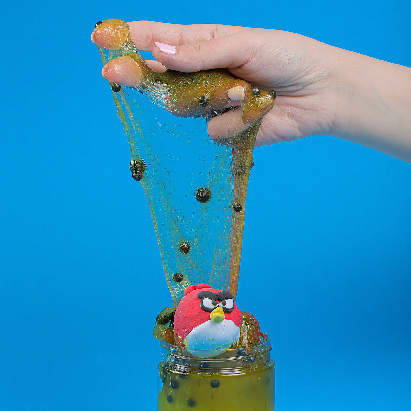 ماماسيما الطيور الغاضبة سلايم l MamaSima Angry Birds Themed Slime