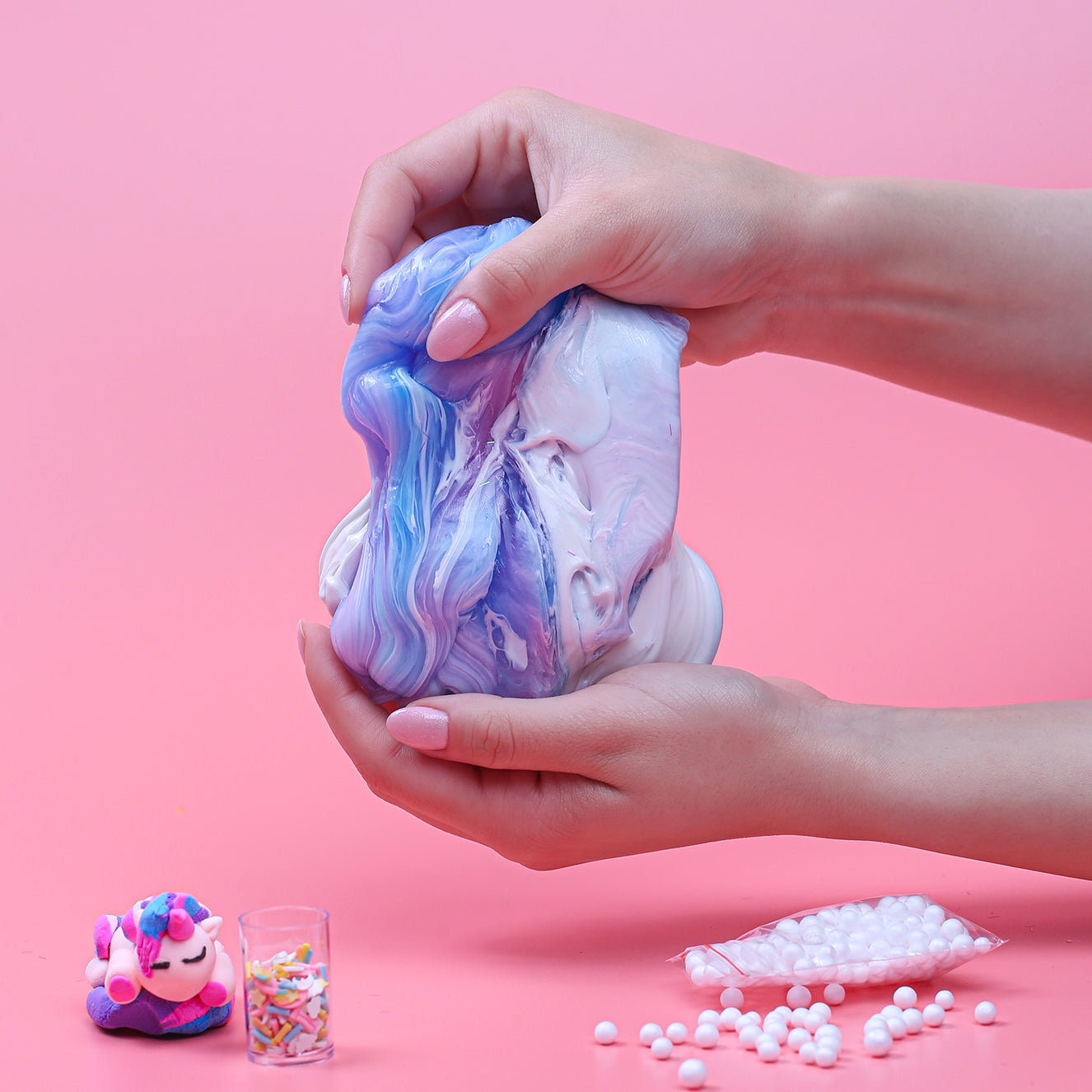 ماماسيما اليونيكورن النائم سلايم I MamaSima Sleepy Unicorn Themed Slime