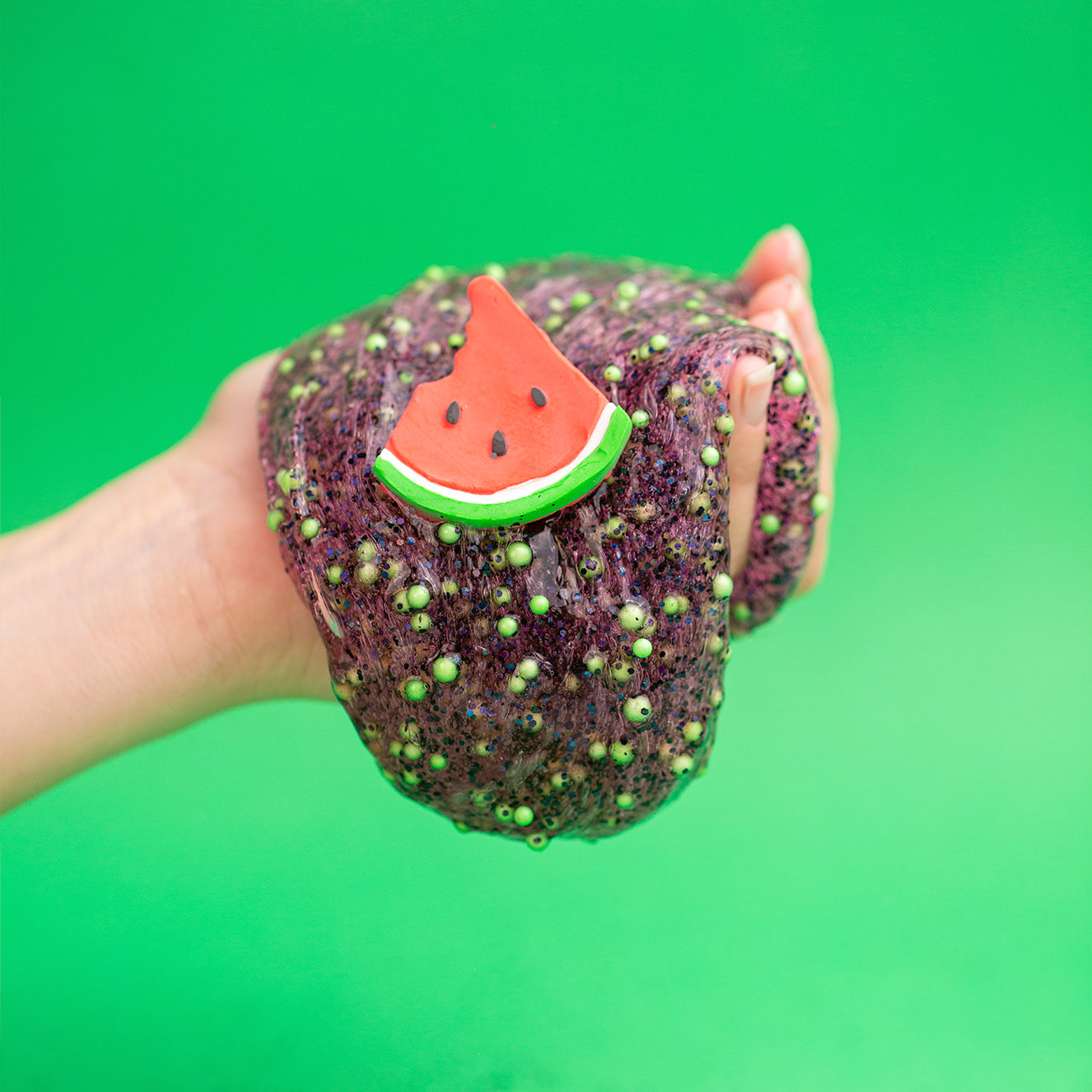 ماماسيما بطيخ سلايم l MamaSima Watermelon Crunch Themed Slime