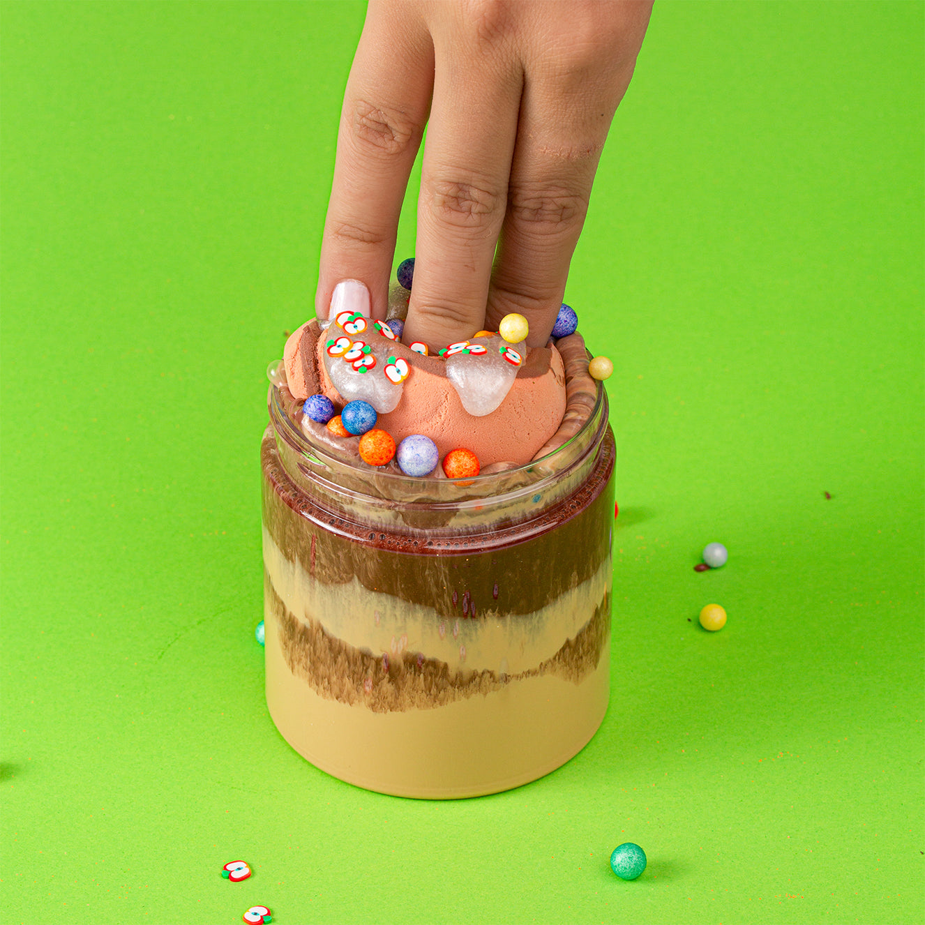 ماماسيما سينمون رول سلايم l MamaSima Cinnamon Roll Themed Slime