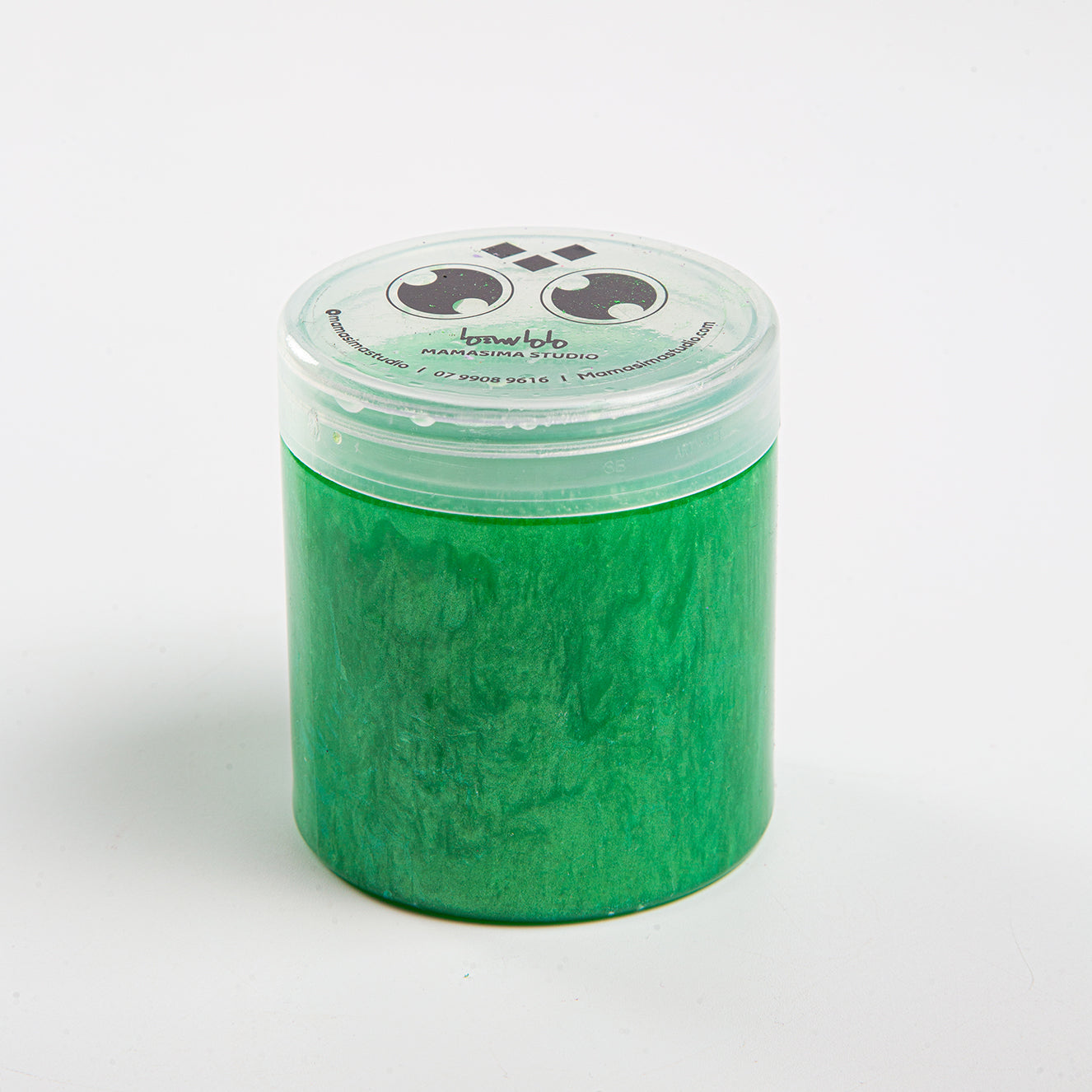السلايم المعدني الشفاف من ماماسيما l MamaSima Metallic Clear Slime