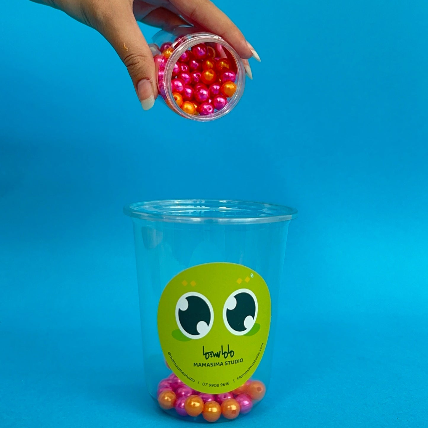 ماماسيما حقيبة البوبا سلايمIMamaSima Boba Slime Kit