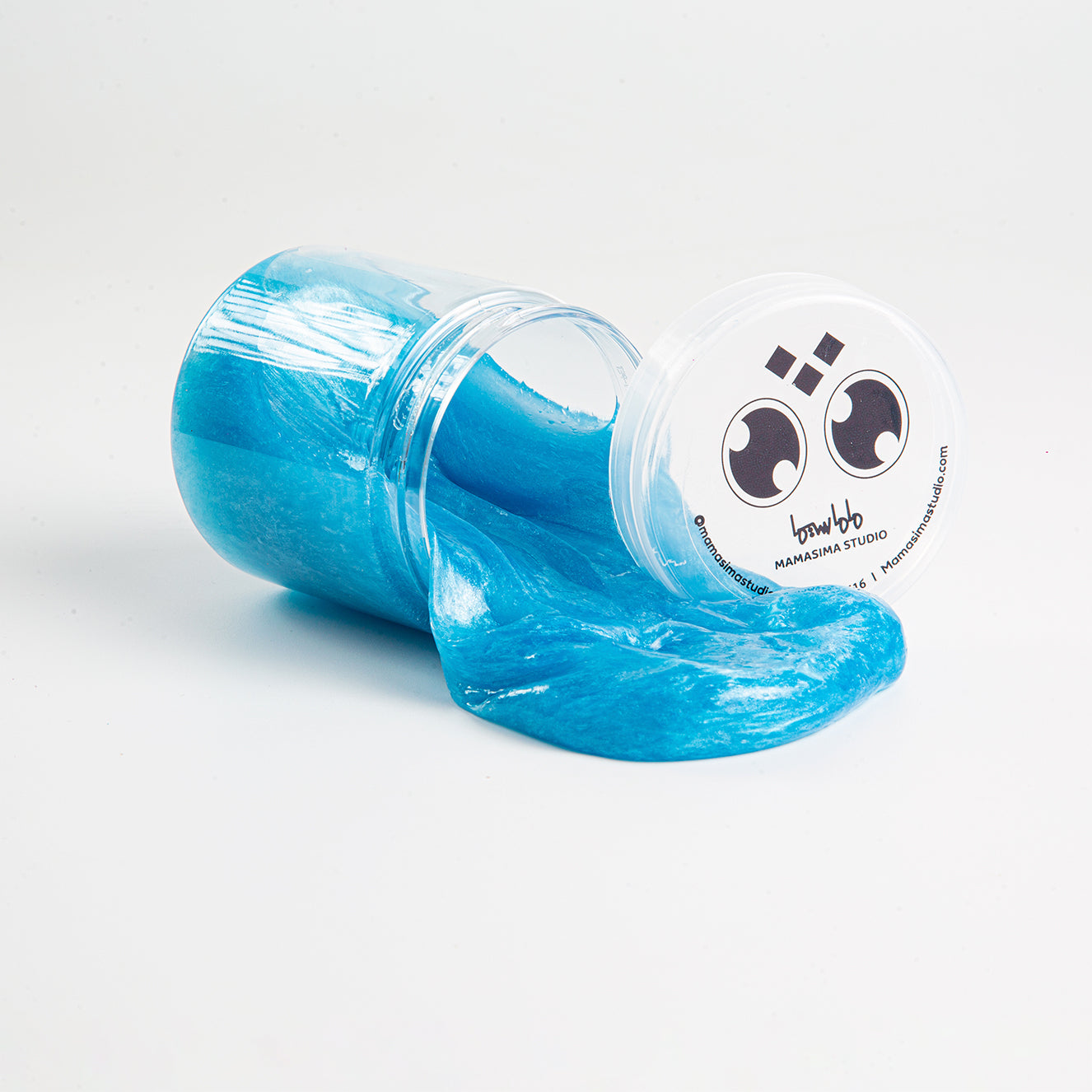 السلايم المعدني الشفاف من ماماسيما l MamaSima Metallic Clear Slime