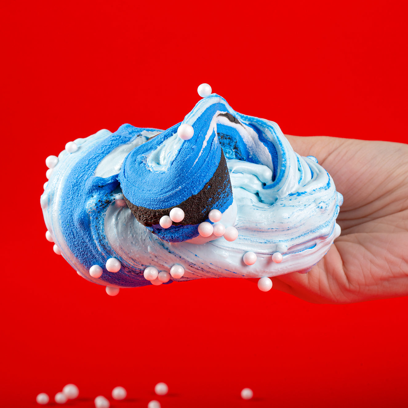 ماماسيما سمسم سلايم l MamaSima Cookie Monster Themed Slime