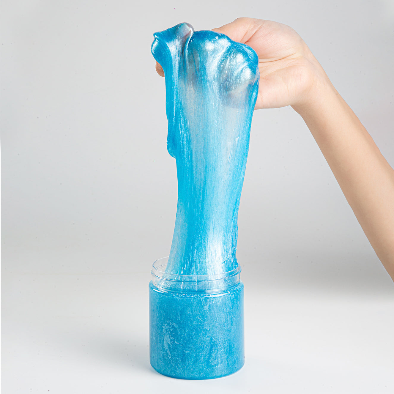 السلايم المعدني الشفاف من ماماسيما l MamaSima Metallic Clear Slime