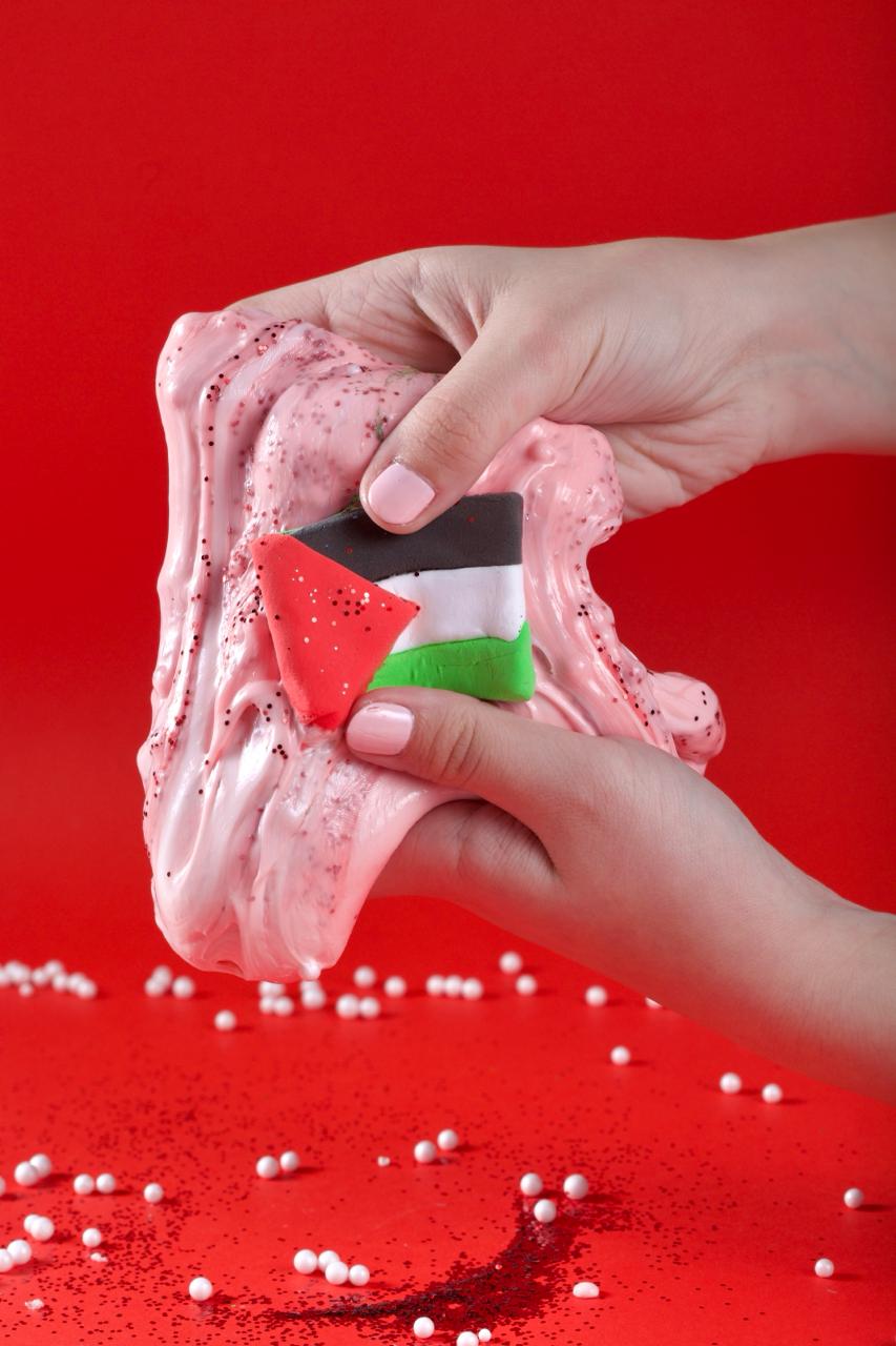 ماماسيما فلسطين سلايم I MamaSima Palestine Themed Slime