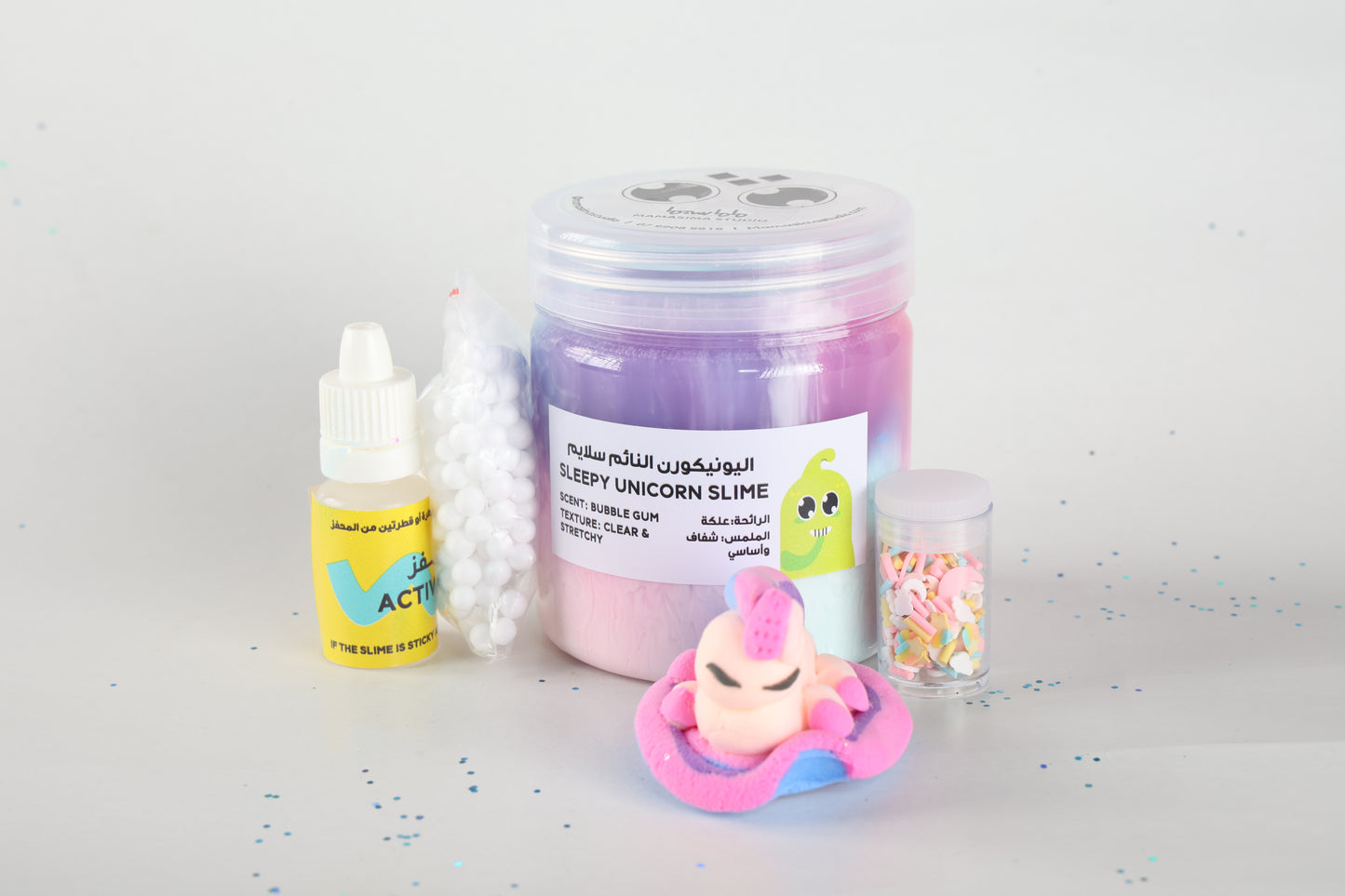 ماماسيما اليونيكورن النائم سلايم l MamaSima Sleepy Unicorn Themed Slime