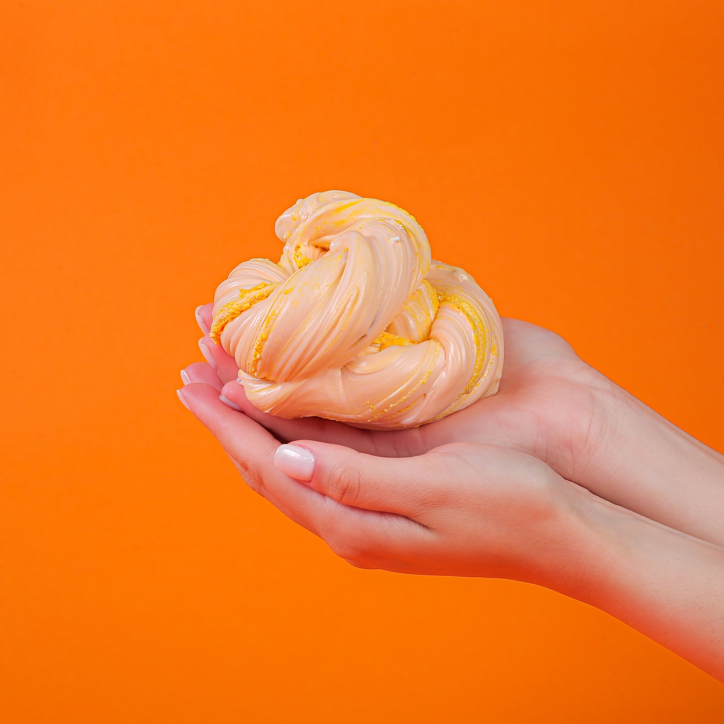 ماكرون سلايم I MamaSima Orange Macaroon Themed Slime