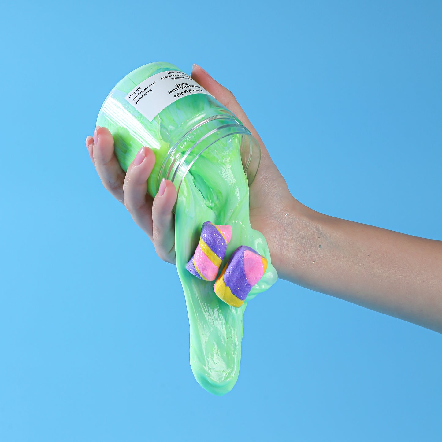 ماماسيما مارشميلو سلايم I MamaSima Marshmellow Themed Slime