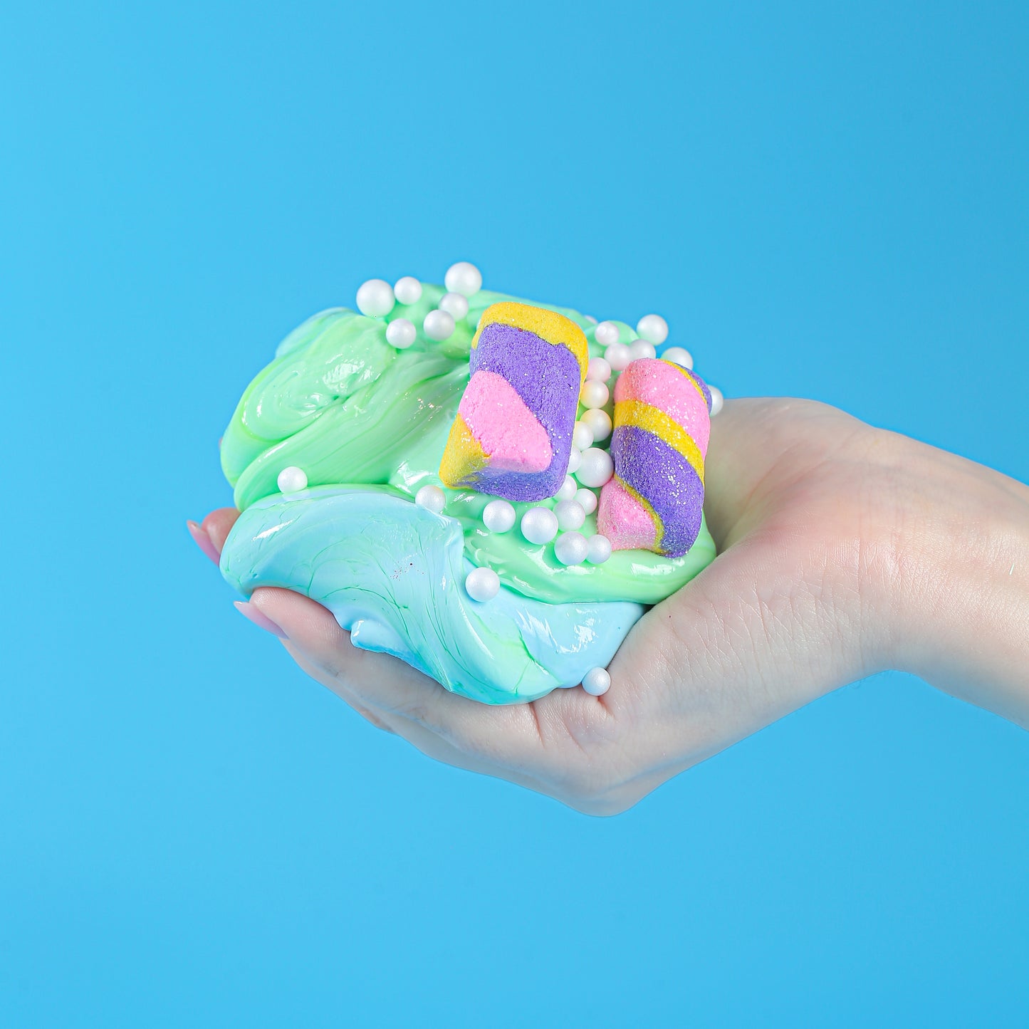 ماماسيما مارشميلو سلايم I MamaSima Marshmellow Themed Slime