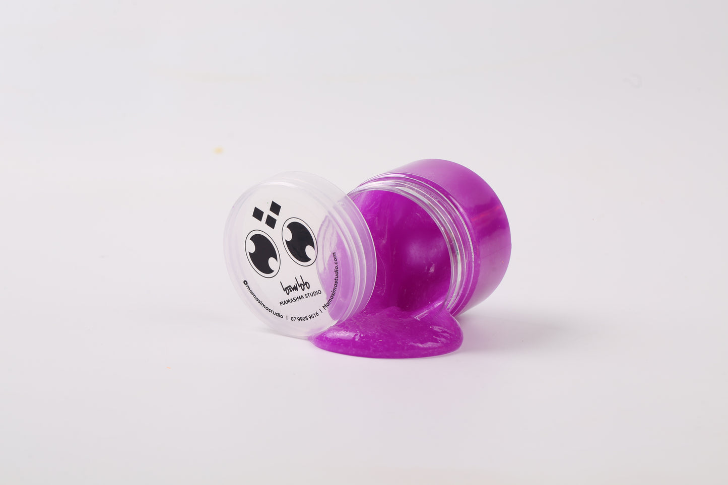 ماماسيما النيون الشفاف سلايم I MamaSima Clear Neon Slime