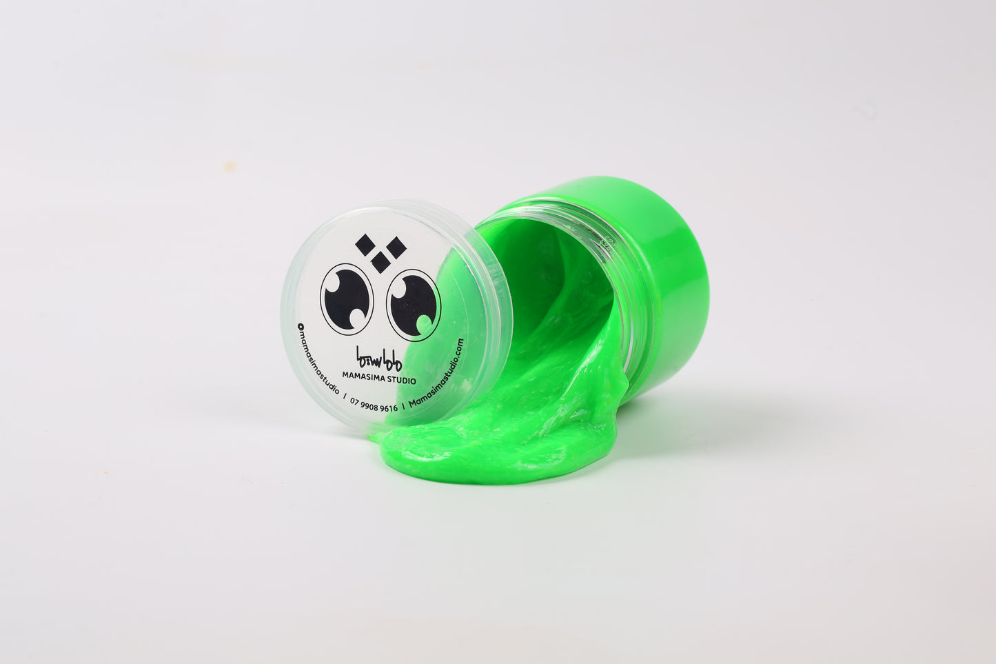 ماماسيما النيون الشفاف سلايم I MamaSima Clear Neon Slime