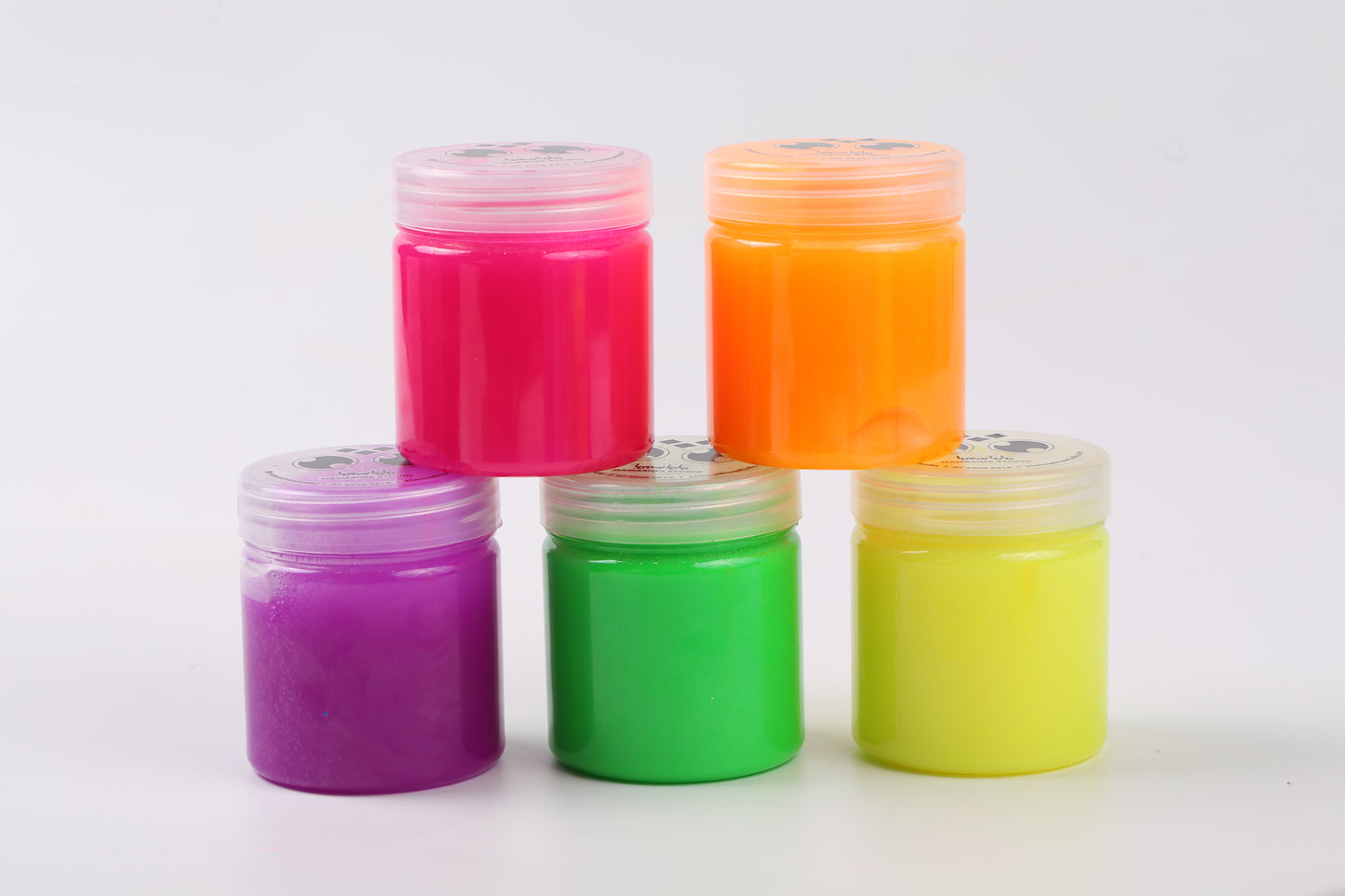 ماماسيما النيون الشفاف سلايم I MamaSima Clear Neon Slime
