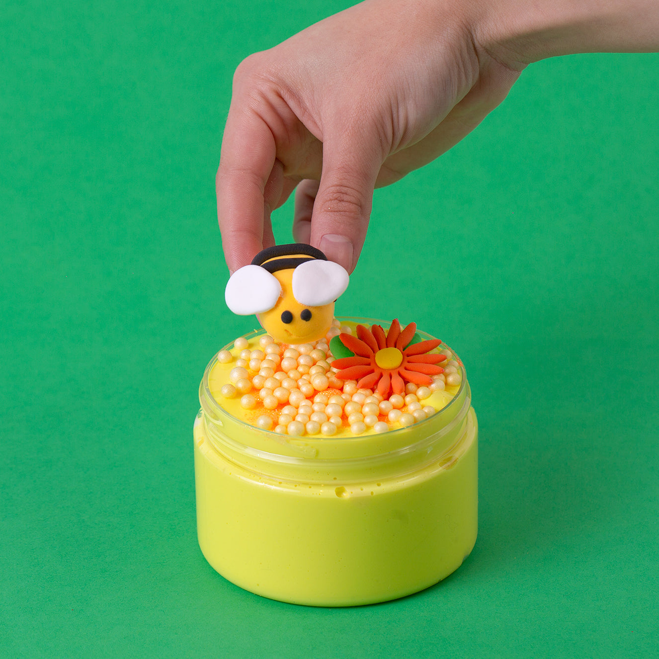 ماماسيما زينة ونحول سلايم I MamaSima Maya the Bee Themed Slime
