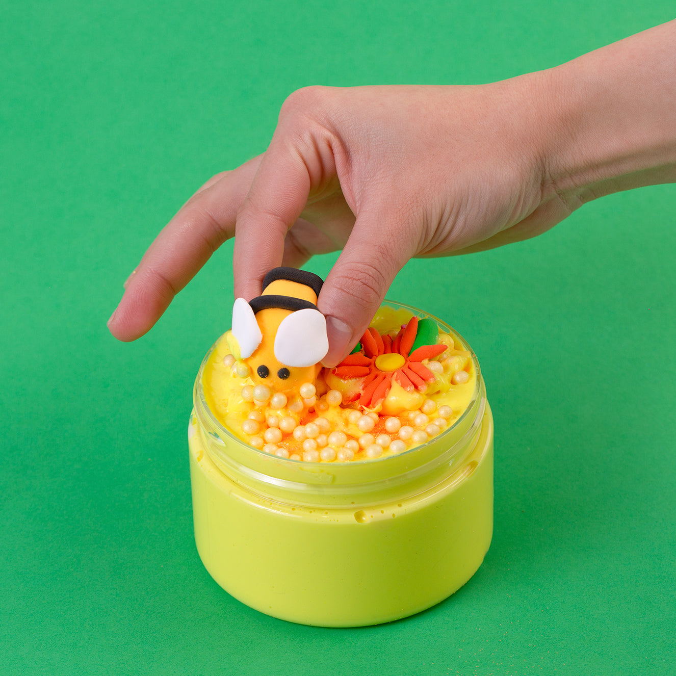 ماماسيما زينة ونحول سلايم I MamaSima Maya the Bee Themed Slime