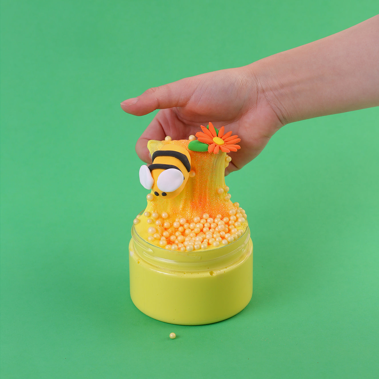 ماماسيما زينة ونحول سلايم I MamaSima Maya the Bee Themed Slime
