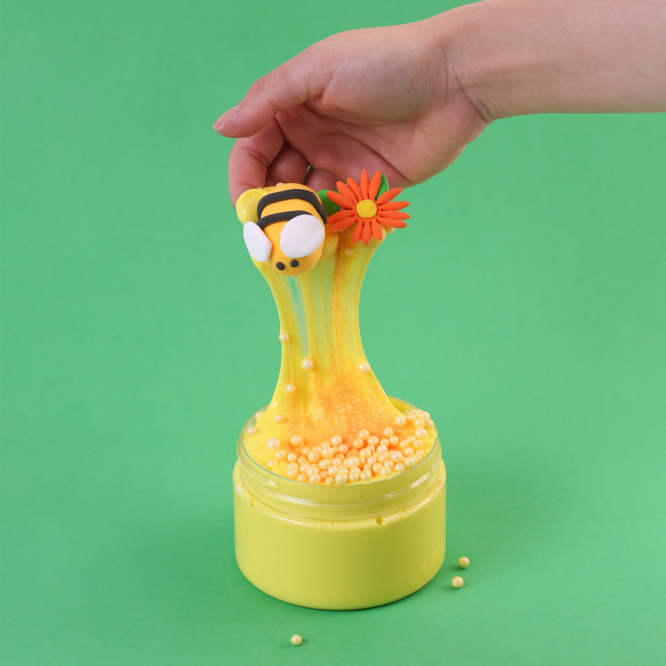 ماماسيما زينة ونحول سلايم I MamaSima Maya the Bee Themed Slime