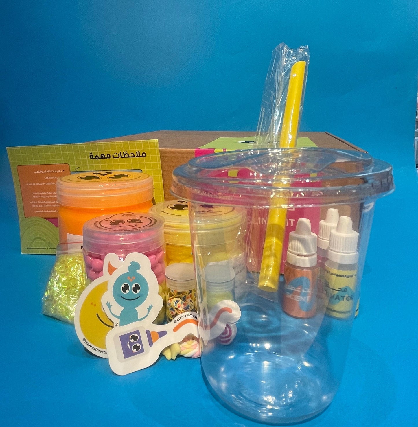 ماماسيما حقيبة البوبا سلايمIMamaSima Boba Slime Kit