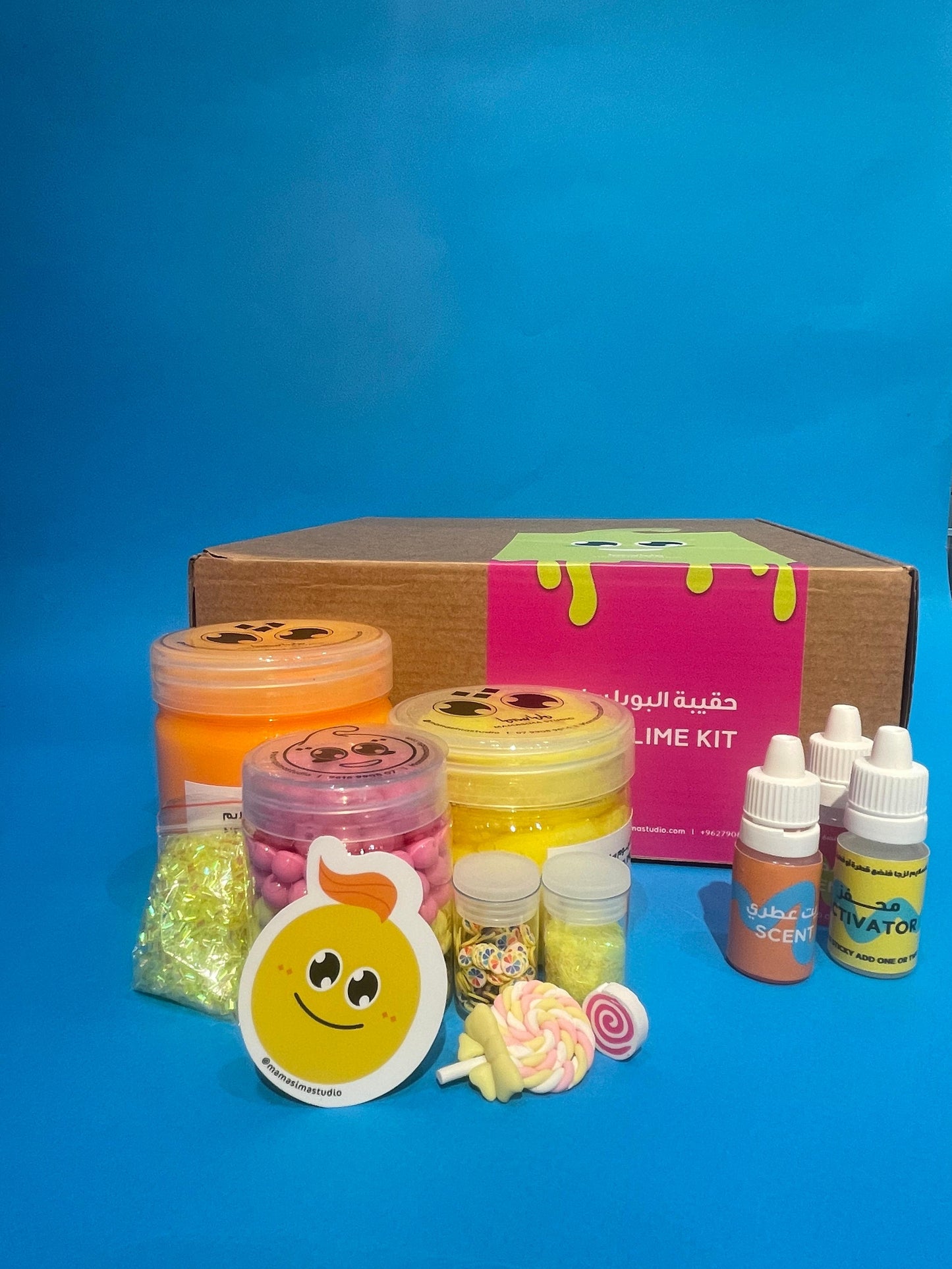 ماماسيما حقيبة البوبا سلايمIMamaSima Boba Slime Kit