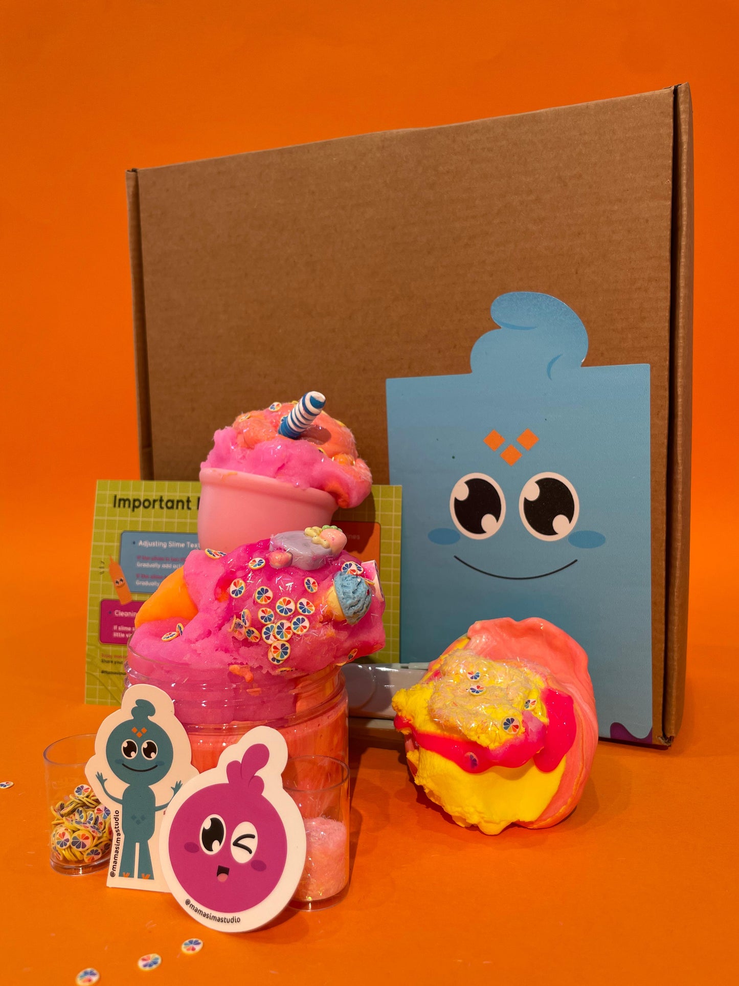 ماماسيما حقيبة البوظة سلايمI MamaSima Ice Cream Slime Kit