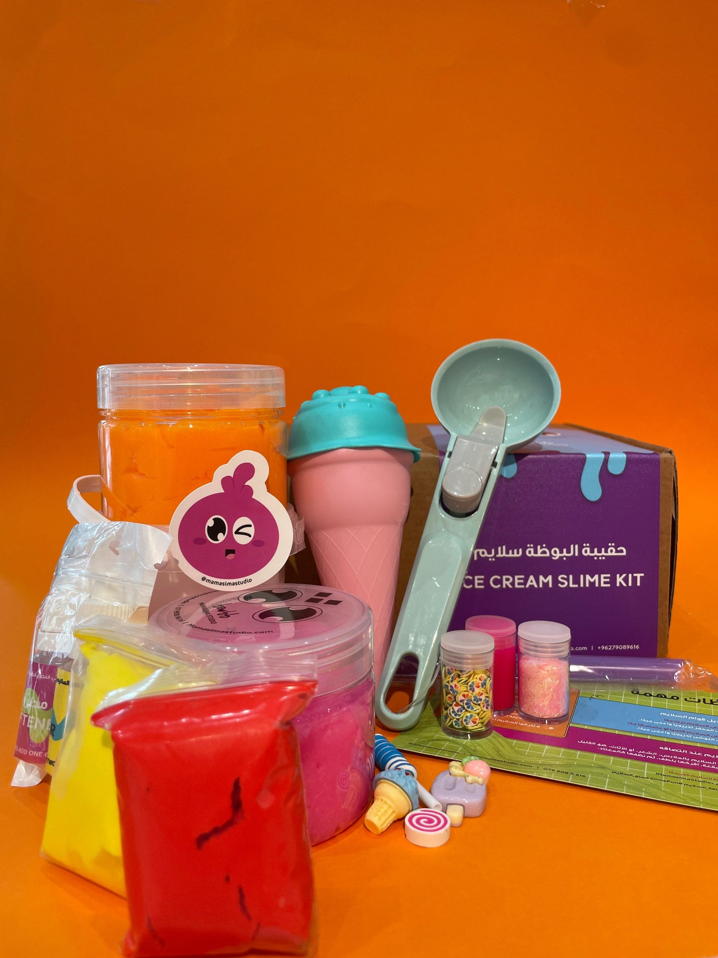 ماماسيما حقيبة البوظة سلايمI MamaSima Ice Cream Slime Kit