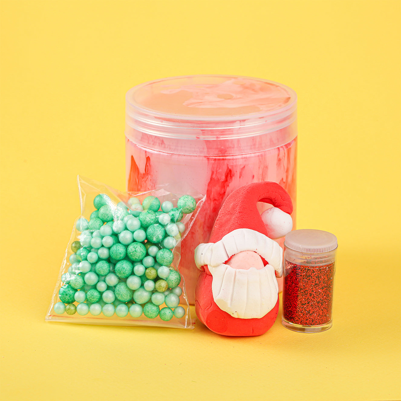 بابا نويل سلايم l Santa Claus Themed Slime