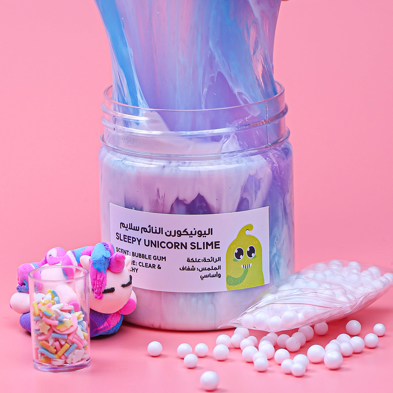 Sleepy unicorn slime I اليونيكورن النائم سلايم