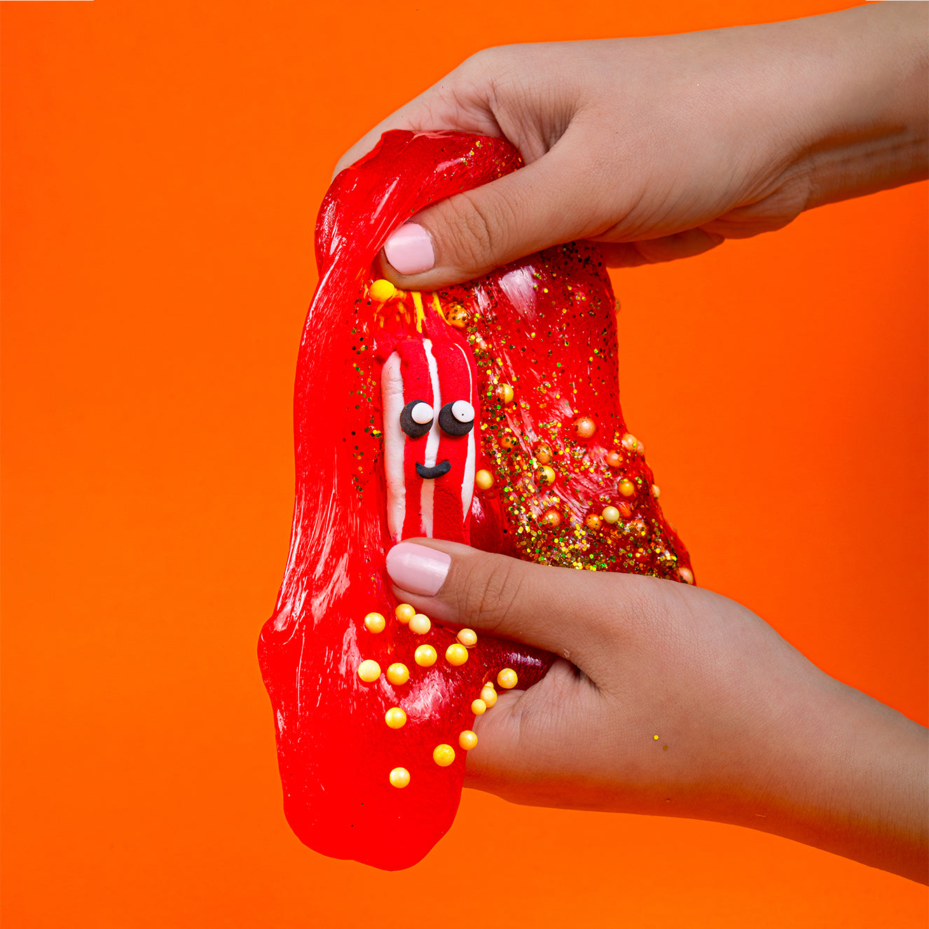 Caramel Popcorn Slime l كاراميل بوبكورن سلايم