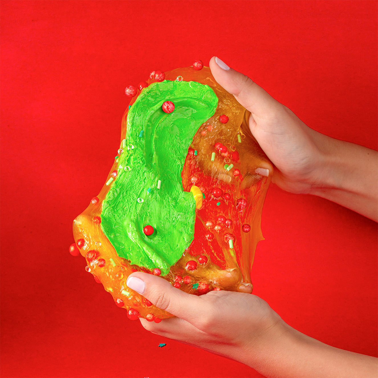 شجرة العيد سلايم l Christmas Tree Themed Slime