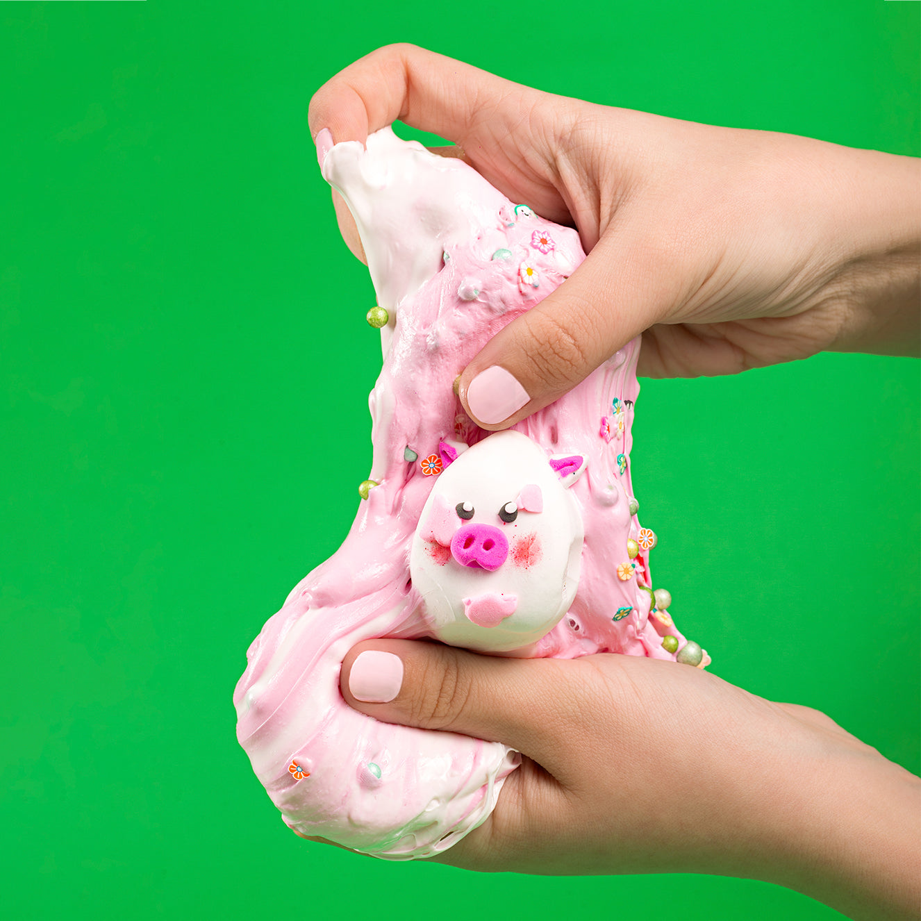 حليب الفراولة سلايم  l Strawberry Milk Slime