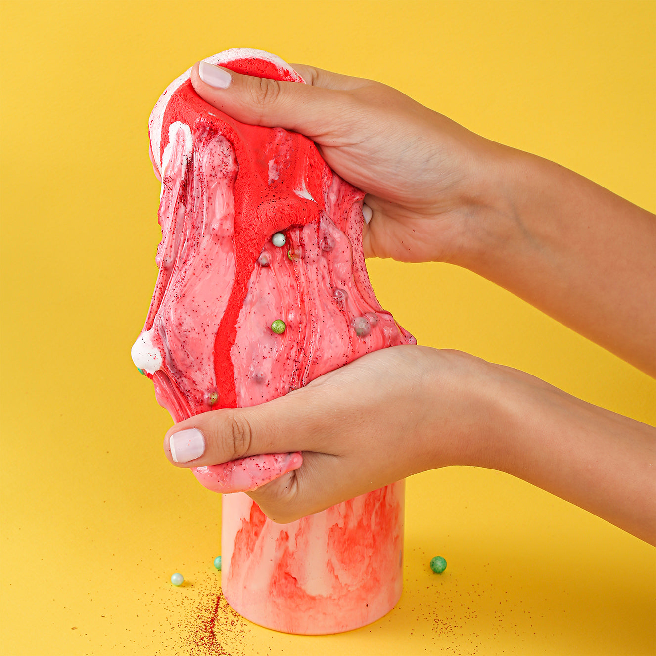 بابا نويل سلايم l Santa Claus Themed Slime