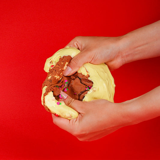 Strawberry waffle slime l وافل فراولة سلايم