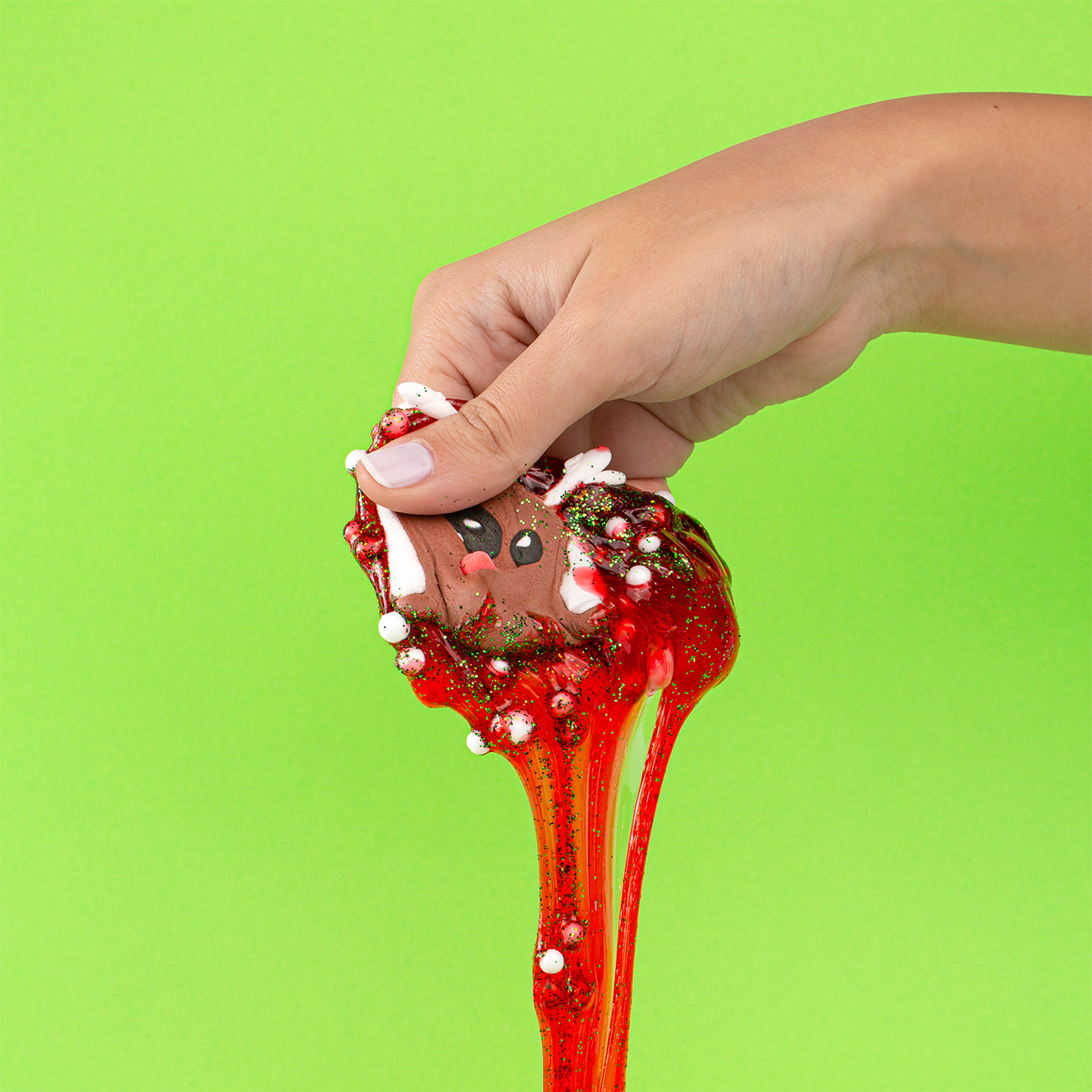 غزال سانتا سلايم l Rudolph the Reindeer Themed Slime