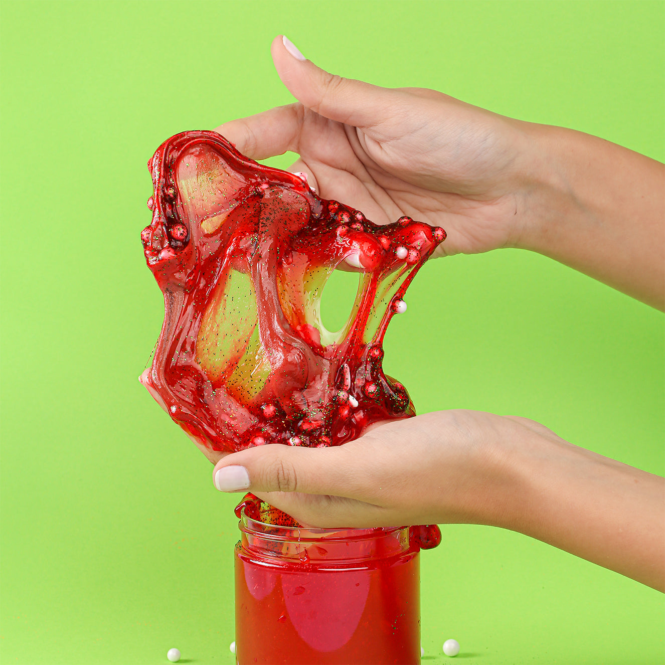 غزال سانتا سلايم l Rudolph the Reindeer Themed Slime