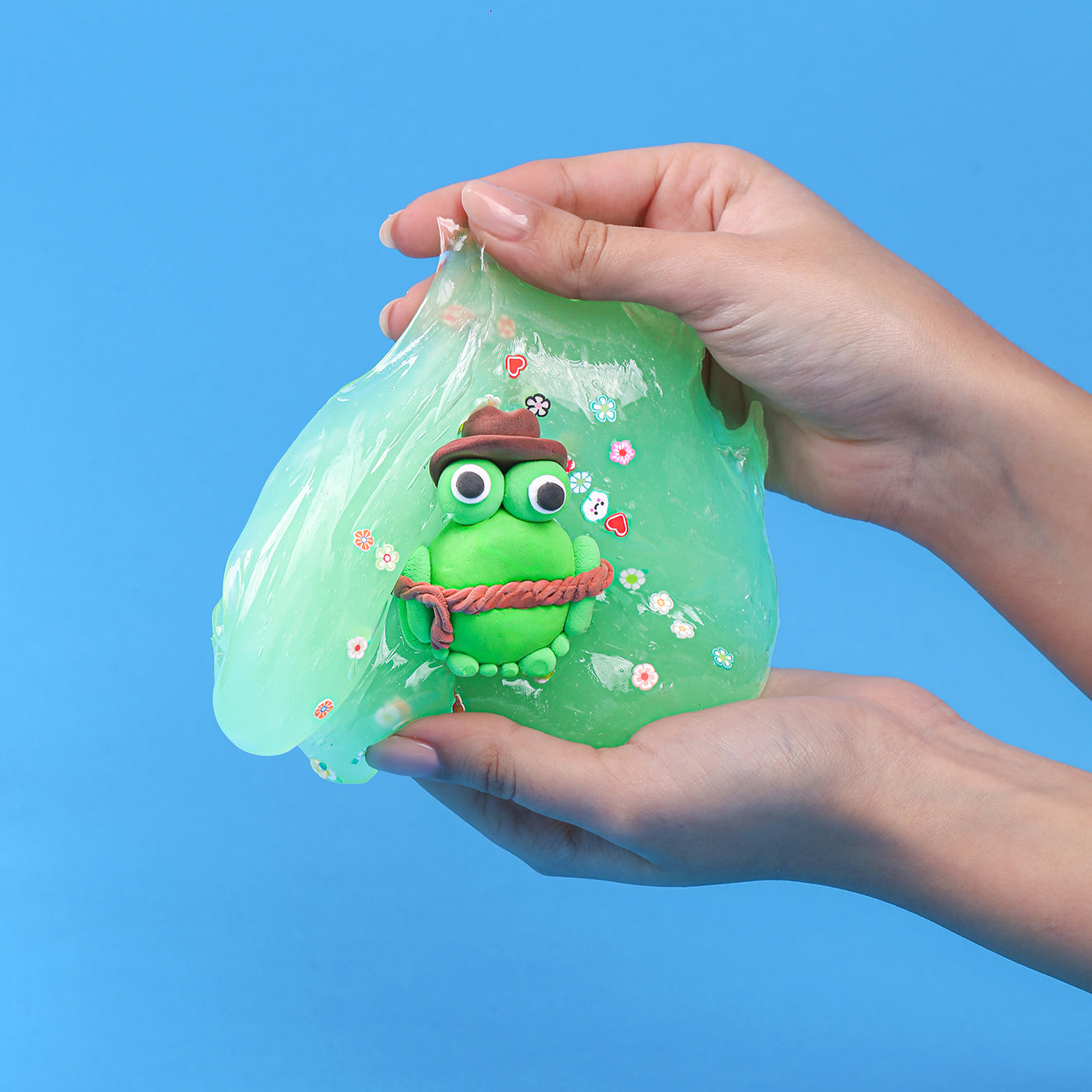 ماماسيما الضفدع راعي البقر سلايم I MamaSima Cowboy Frog Themed Slime