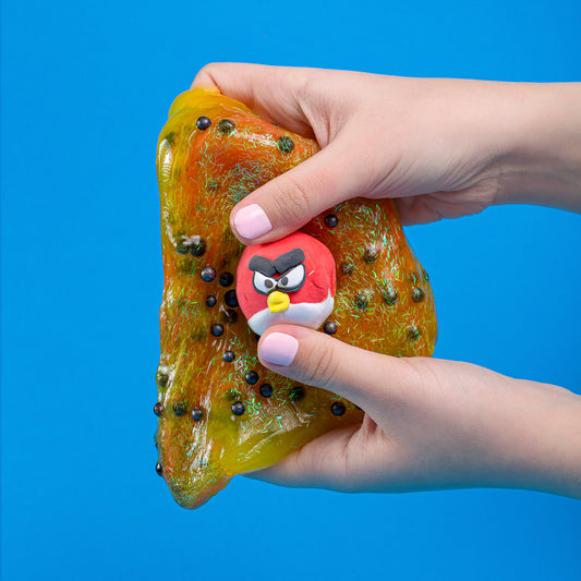 ماماسيما الطيور الغاضبة سلايم l  MamaSima Angry Birds Themed Slime