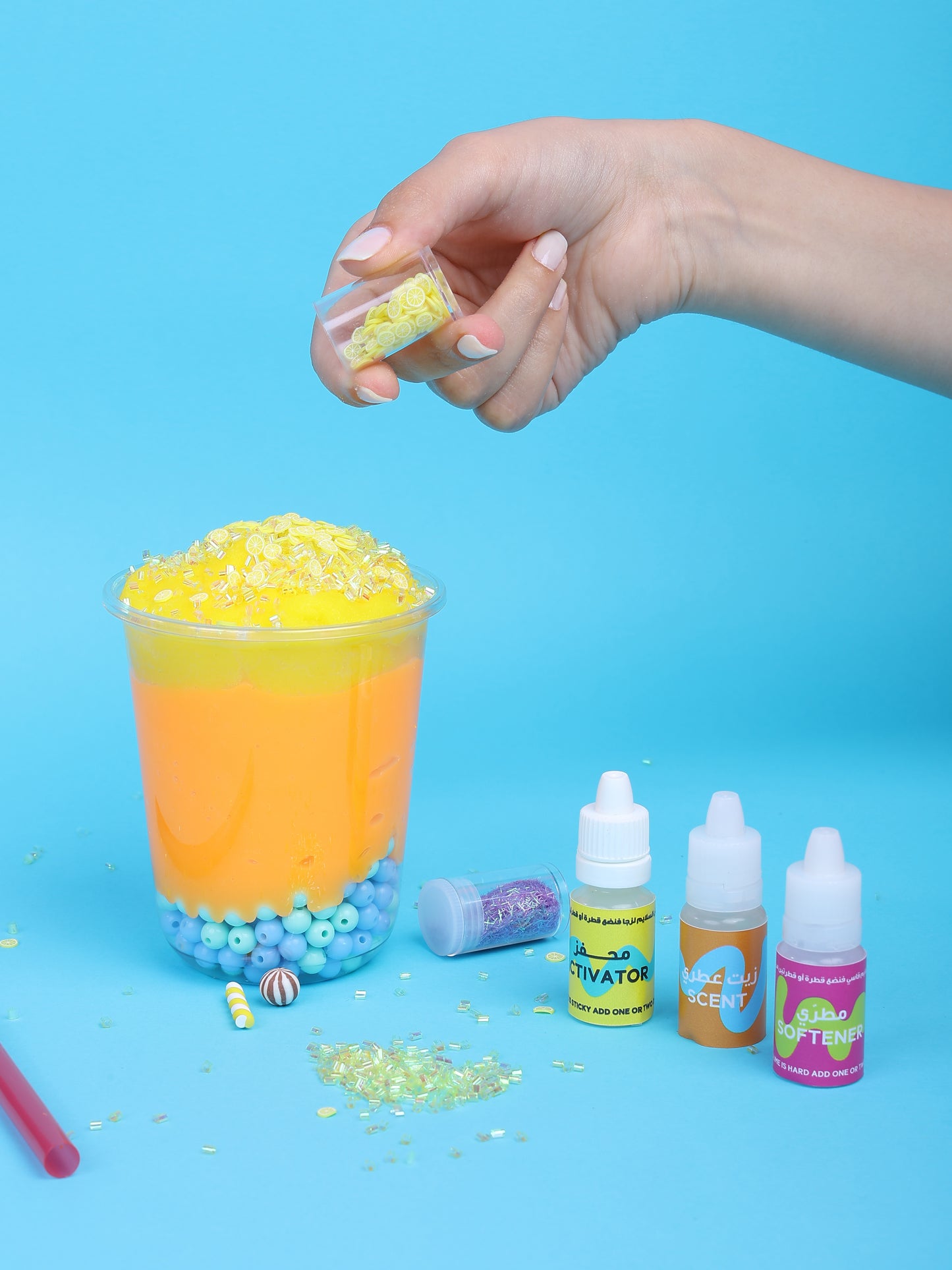 Boba slime kit I حقيبة البوبا سلايم