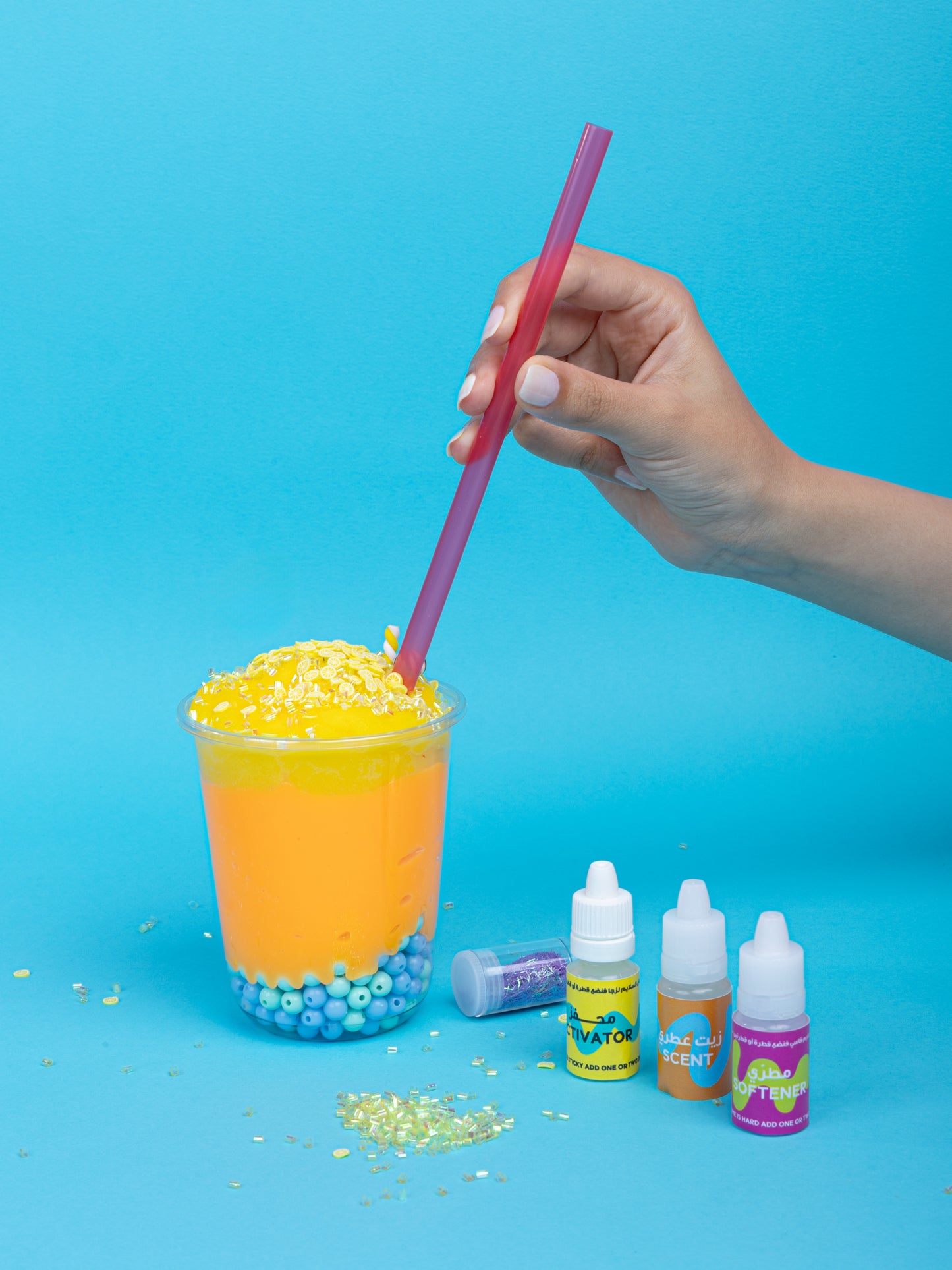 Boba slime kit I حقيبة البوبا سلايم