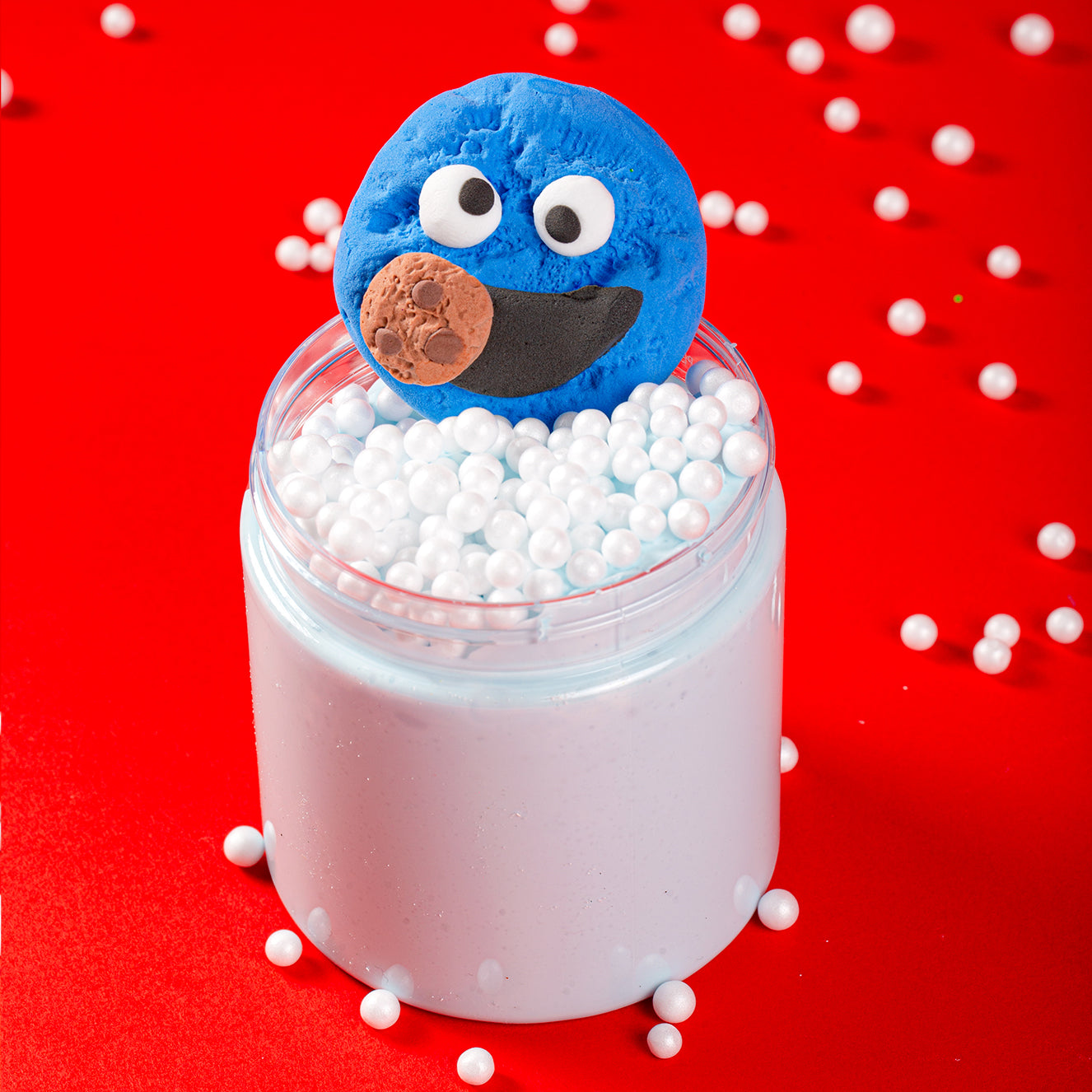 Cookie monster slime l سمسم سلايم