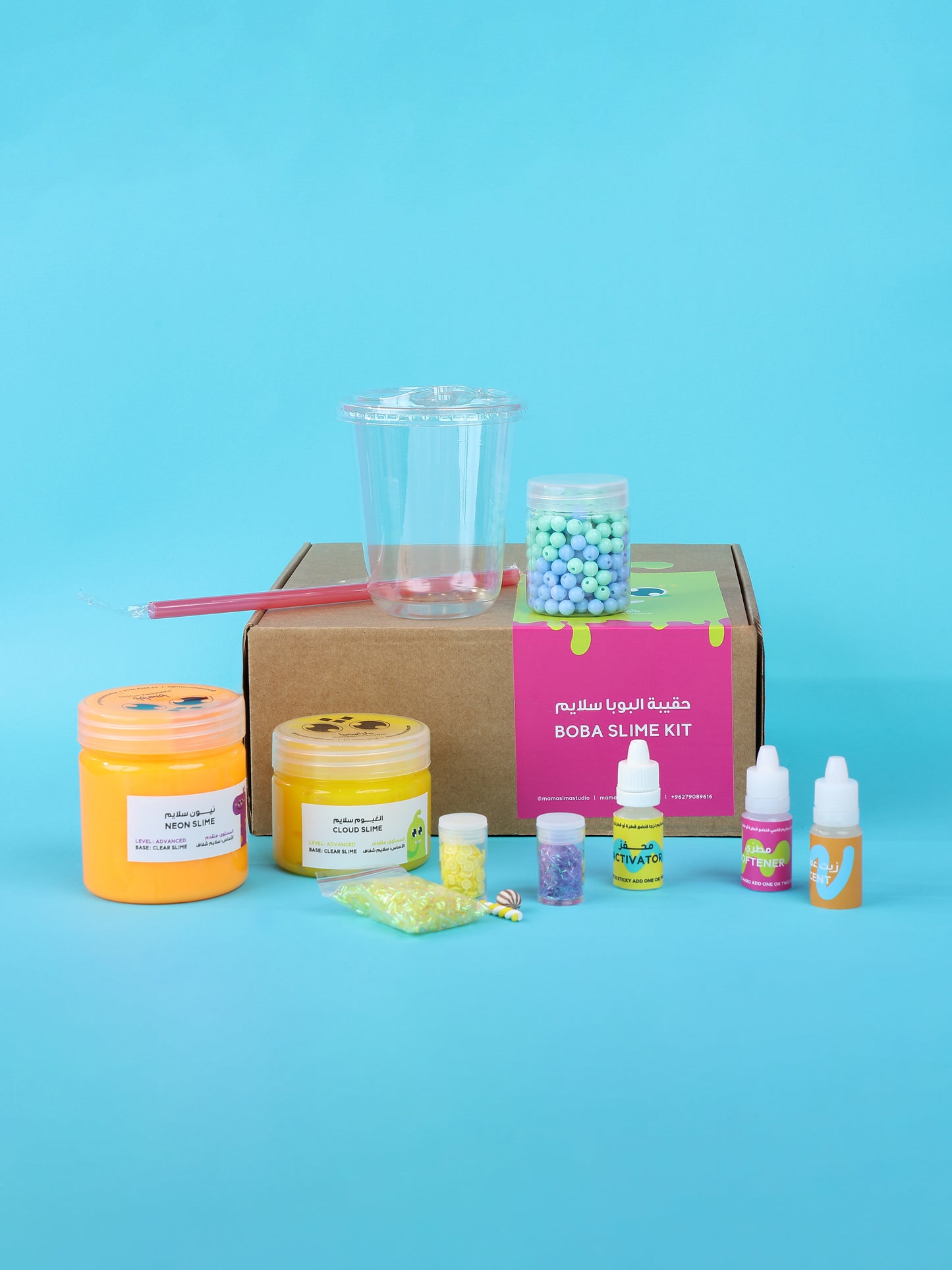 Boba slime kit I حقيبة البوبا سلايم