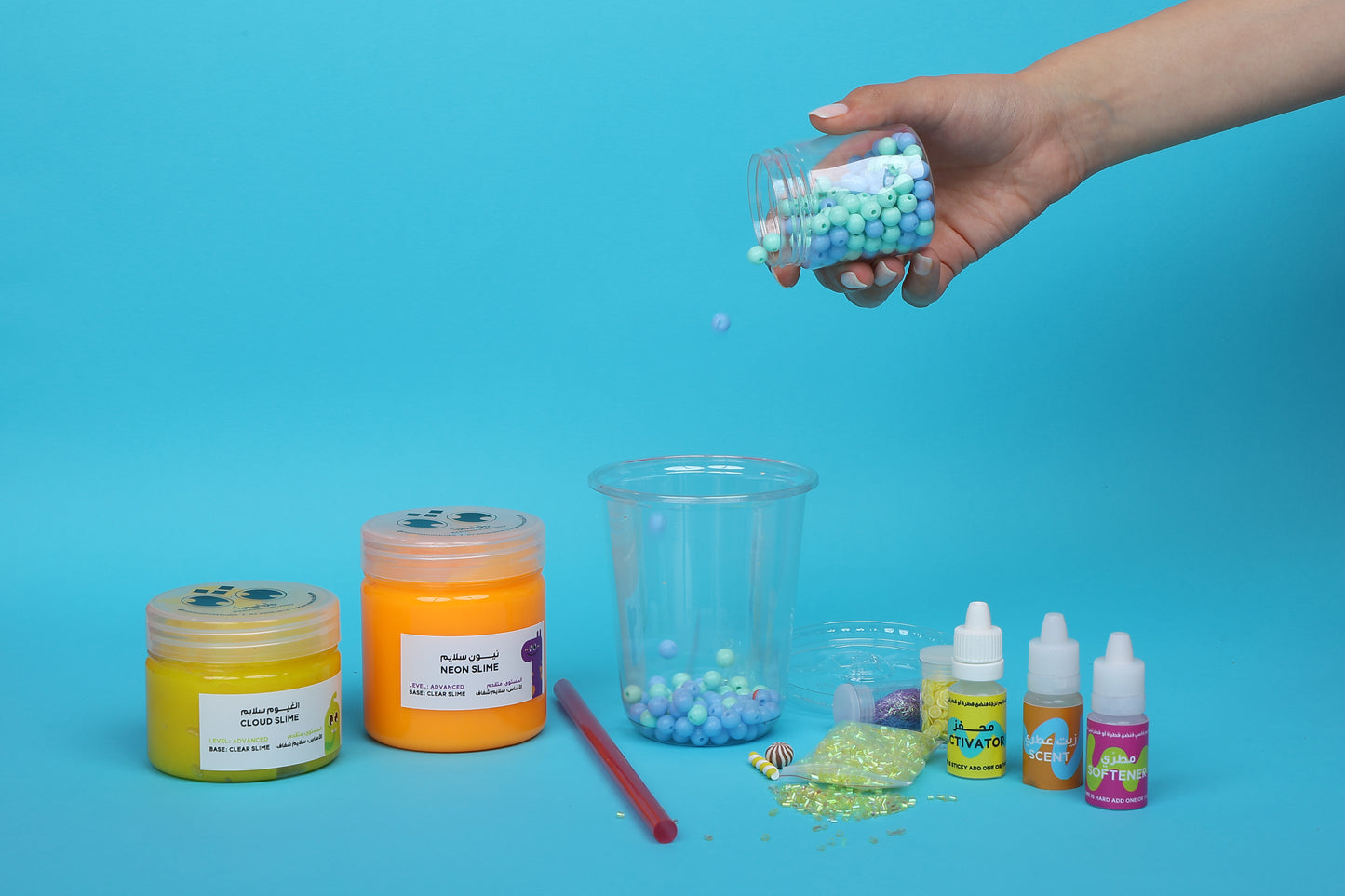 Boba slime kit I حقيبة البوبا سلايم