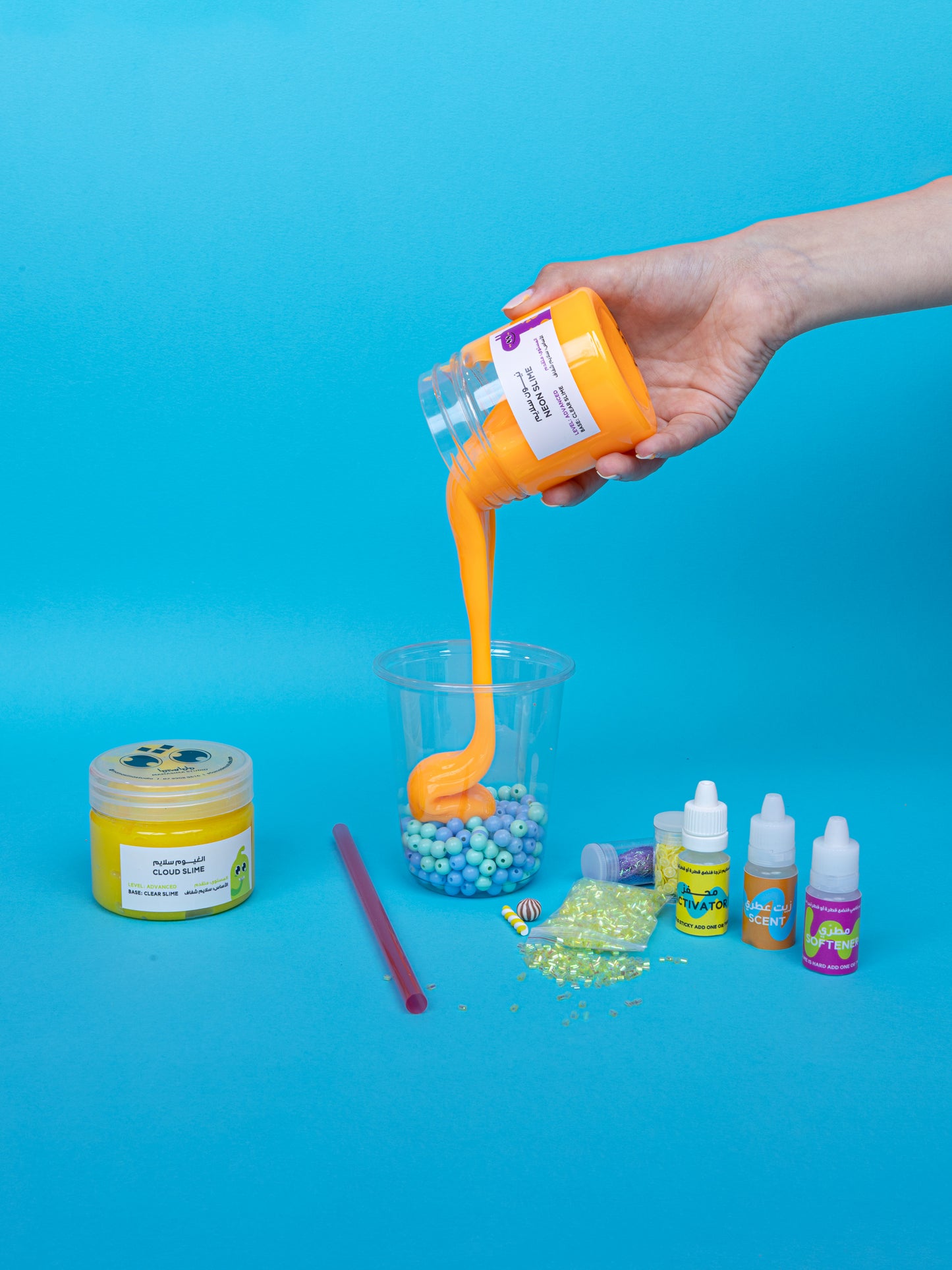 Boba slime kit I حقيبة البوبا سلايم